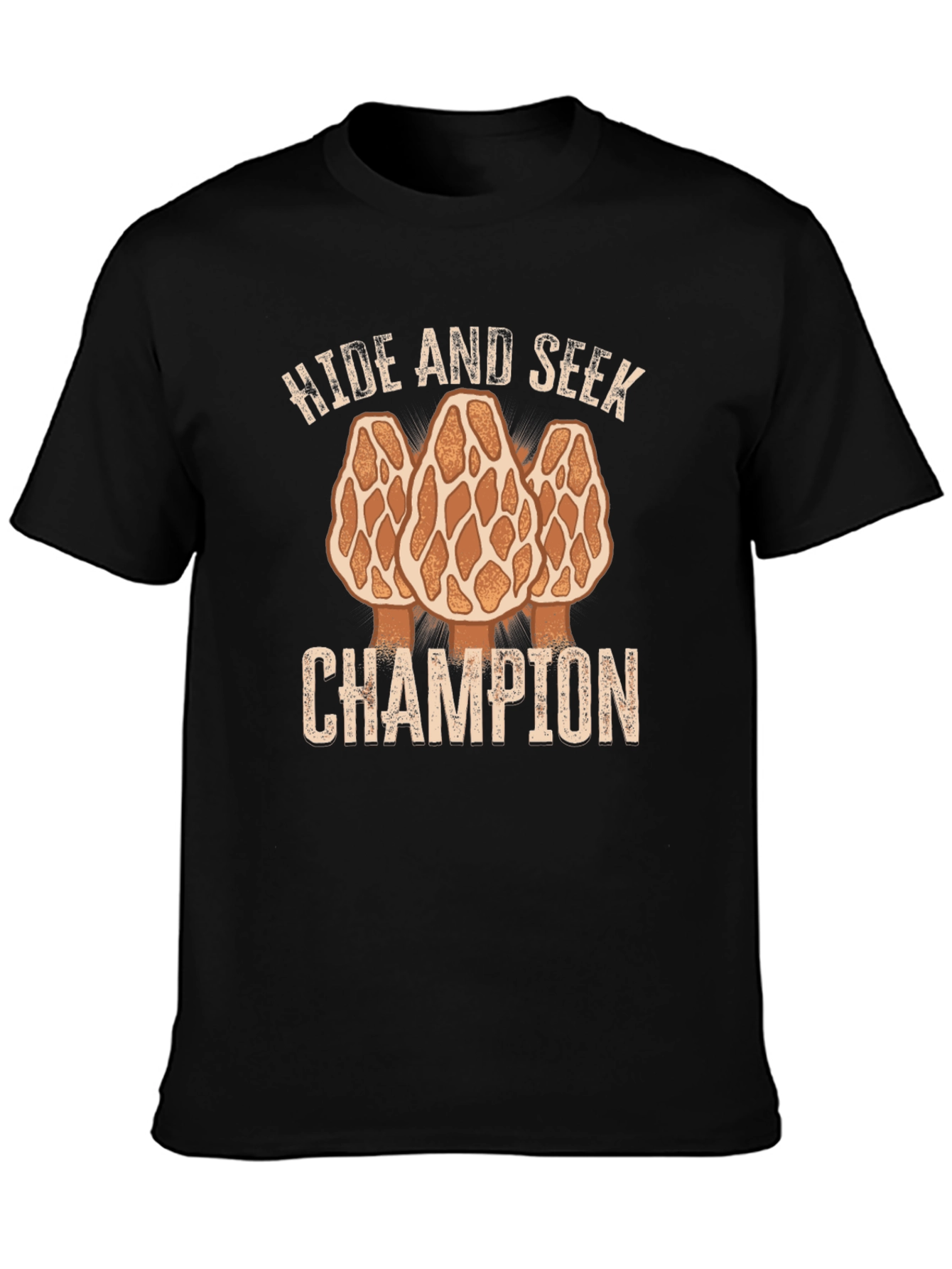 Hide and Seek Champion Morel Mushroom T-Shirt