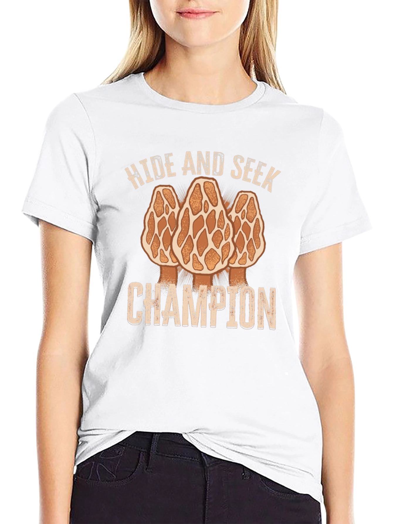 Hide and Seek Champion Morel Mushroom T-Shirt