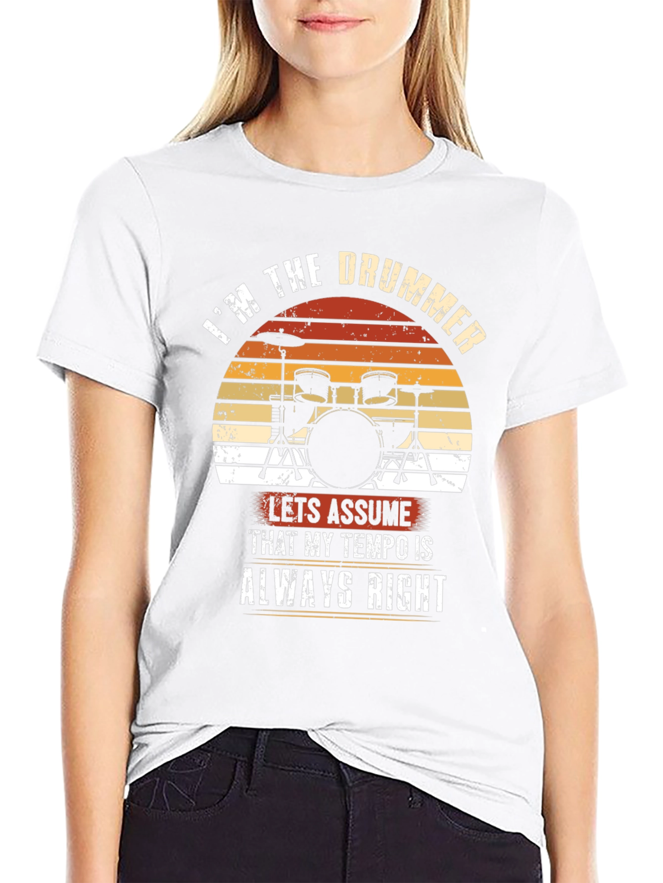 Im the Drummer T-Shirt - Tempo Always Right