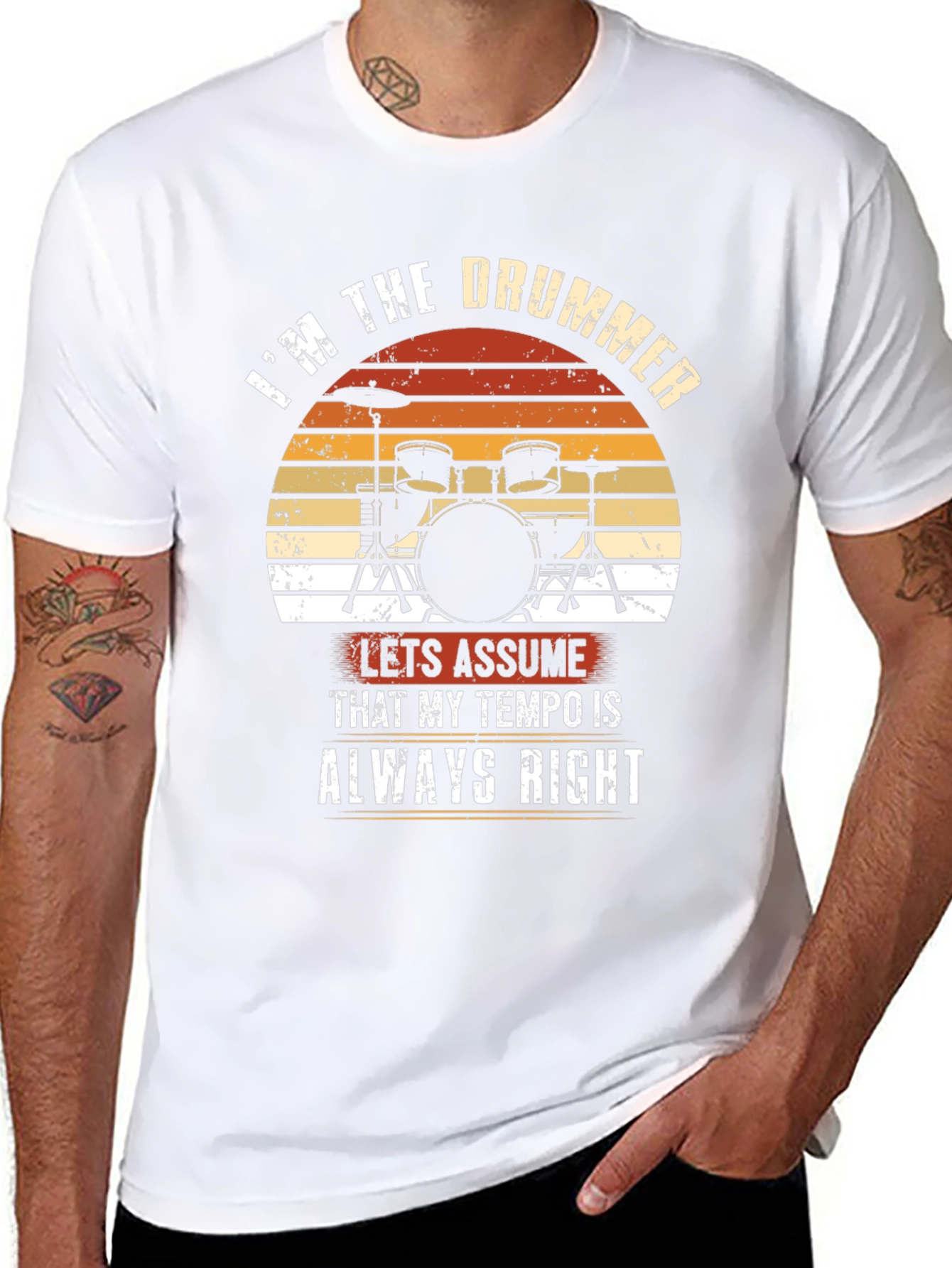 Im the Drummer T-Shirt - Tempo Always Right