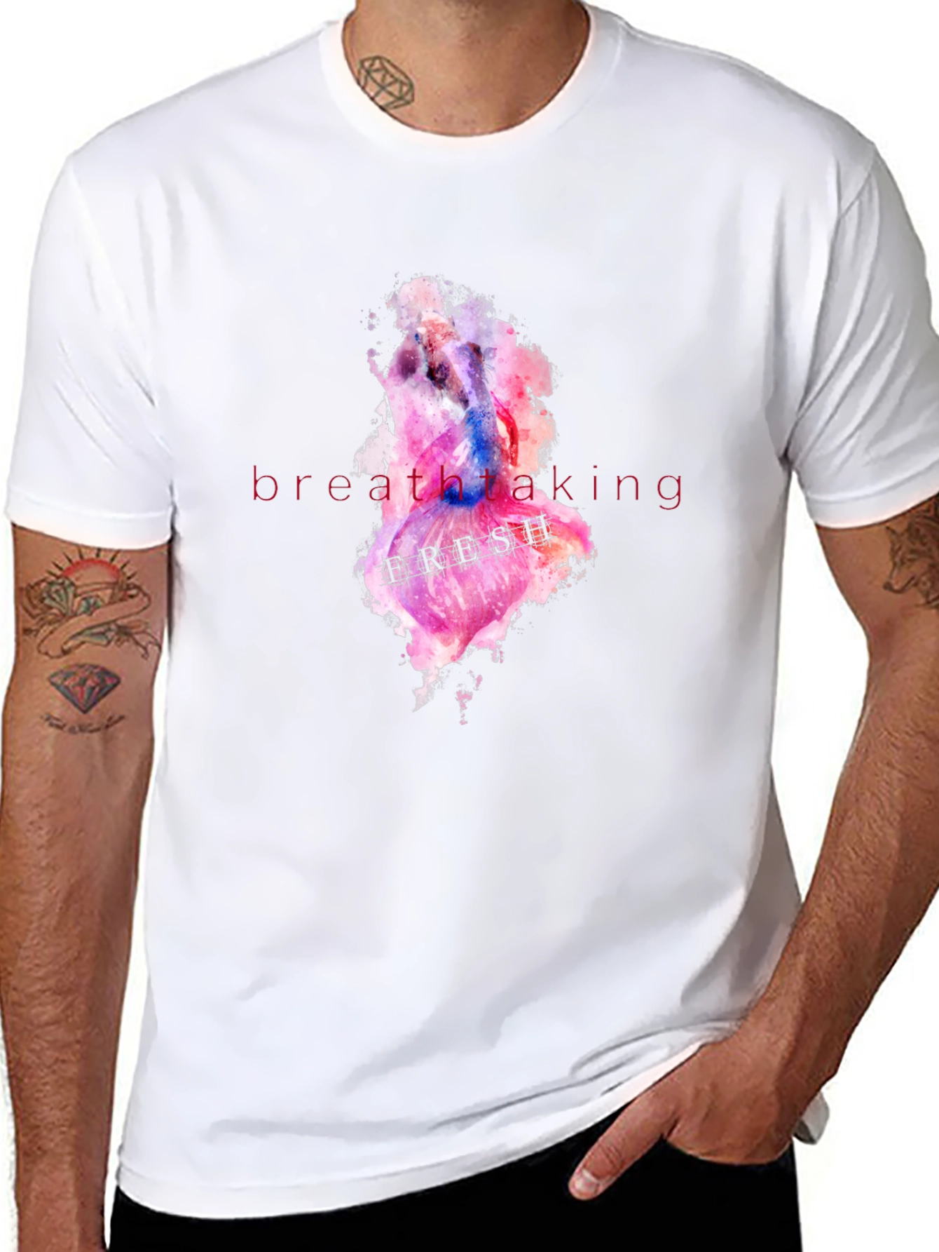 Breathtaking Graphic T-Shirt - Black