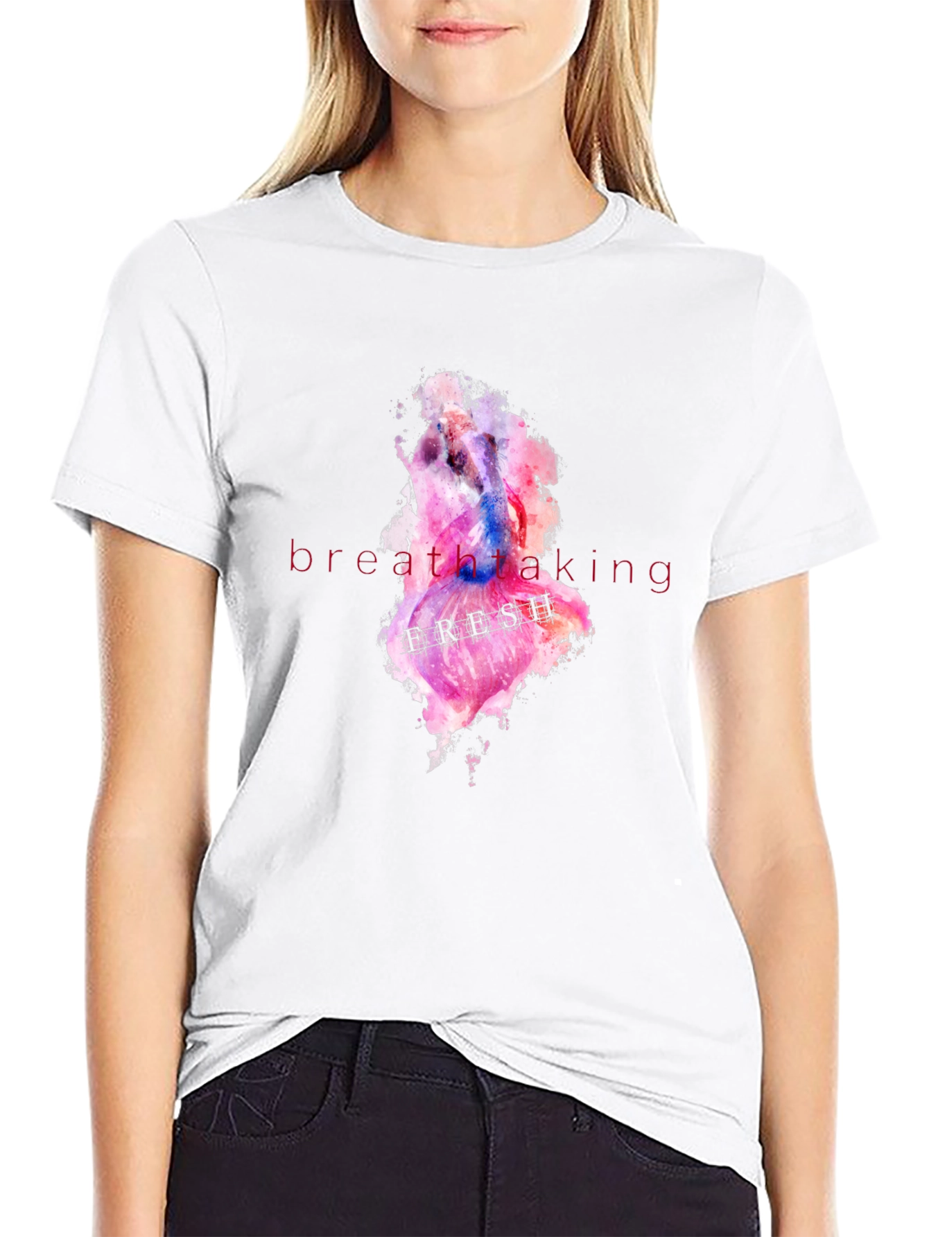 Breathtaking Graphic T-Shirt - Black