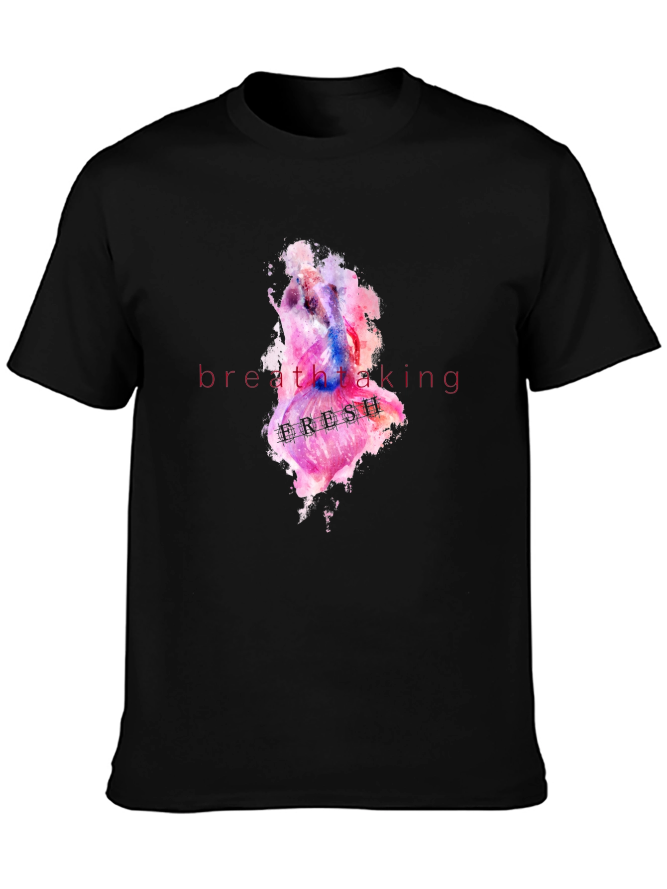 Breathtaking Graphic T-Shirt - Black