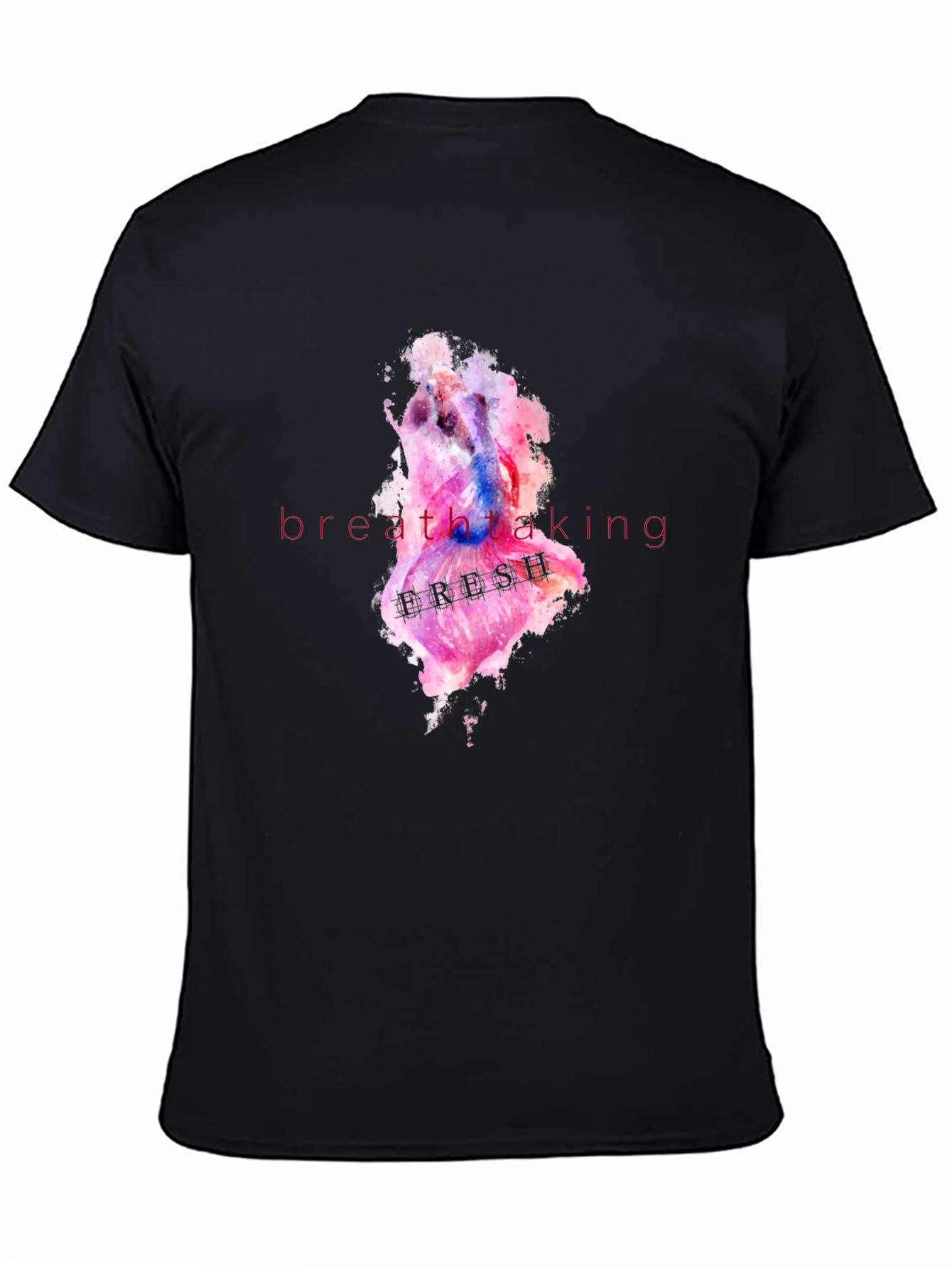 Breathtaking Graphic T-Shirt - Black