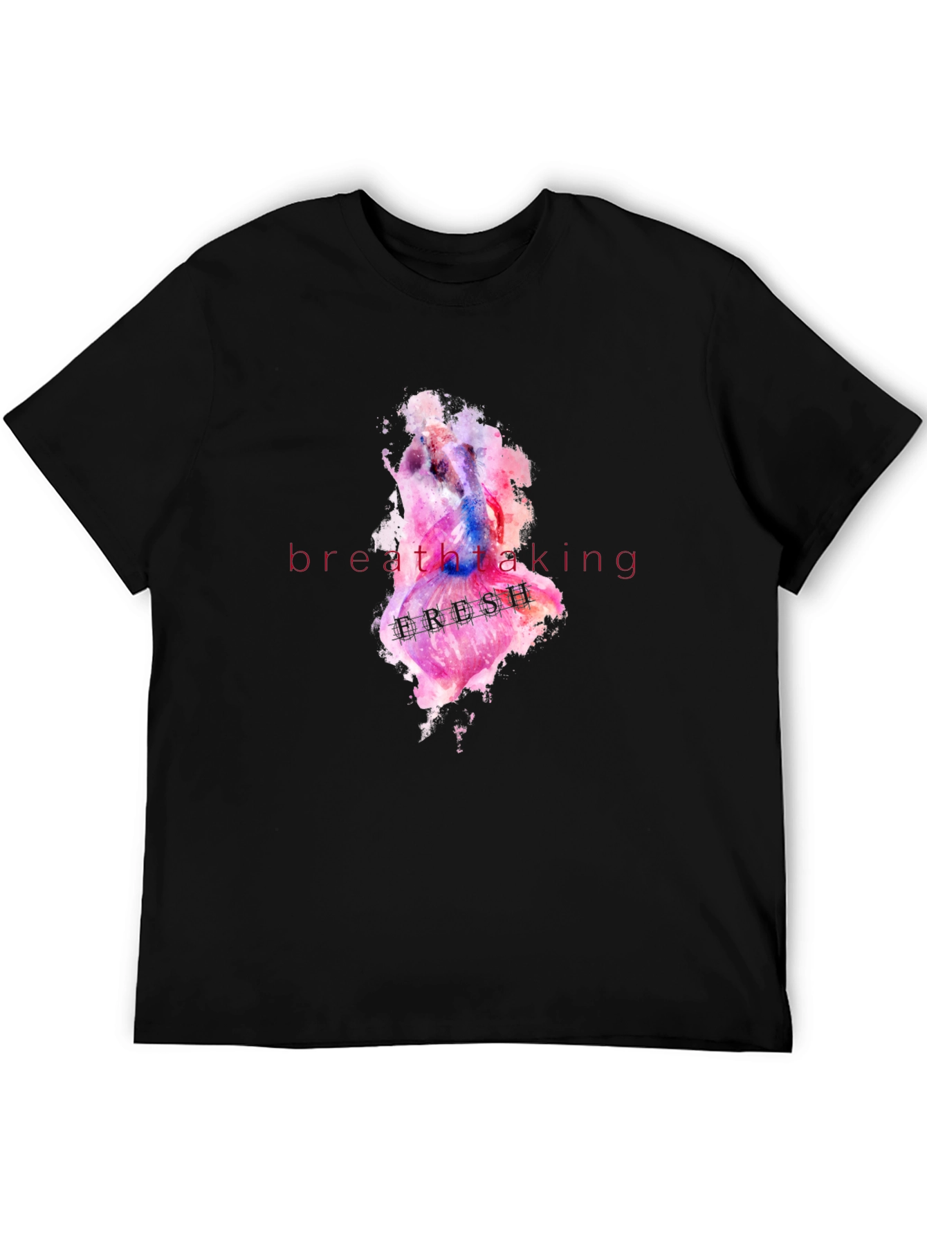 Breathtaking Graphic T-Shirt - Black