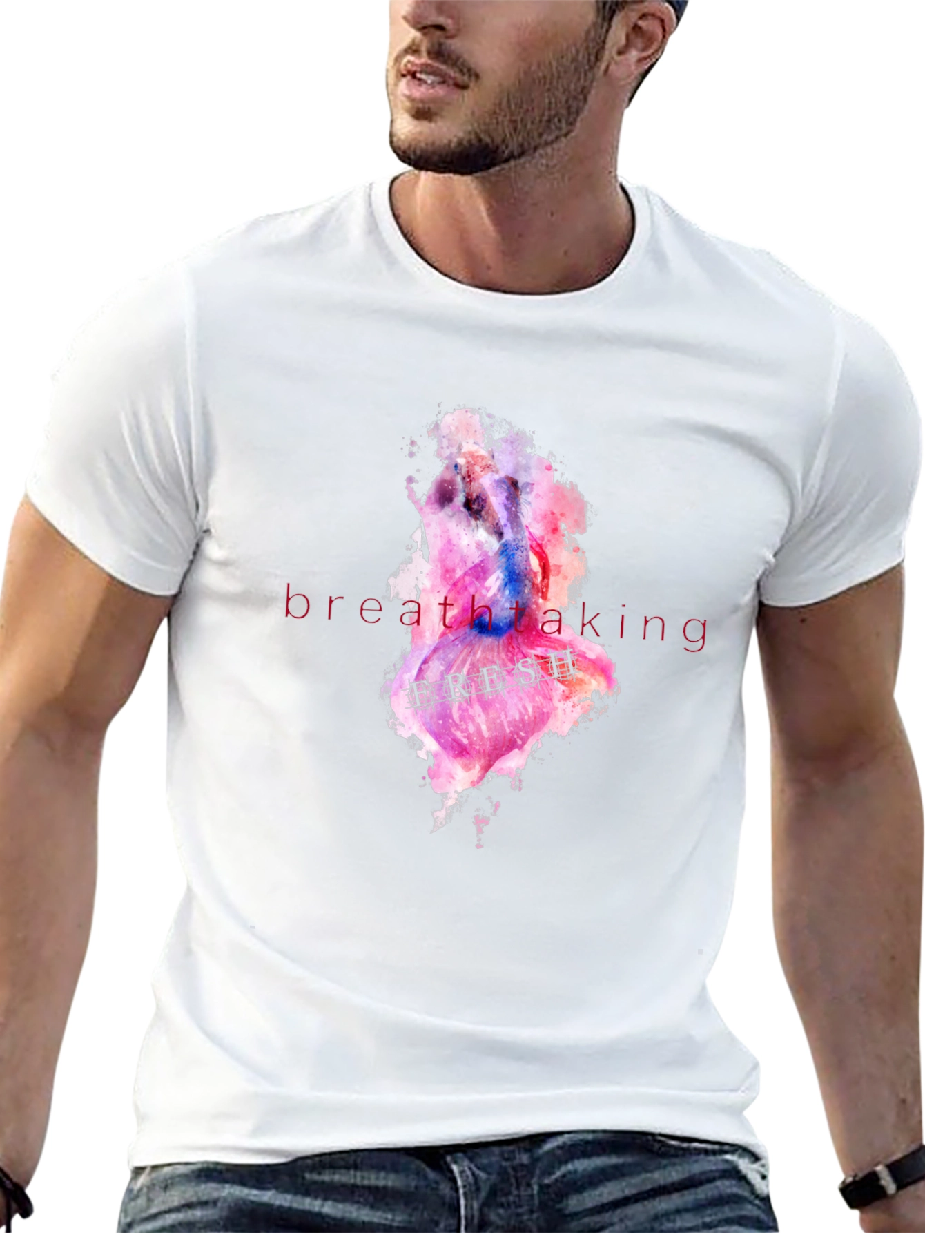 Breathtaking Graphic T-Shirt - Black