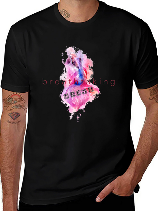 Breathtaking Graphic T-Shirt - Black
