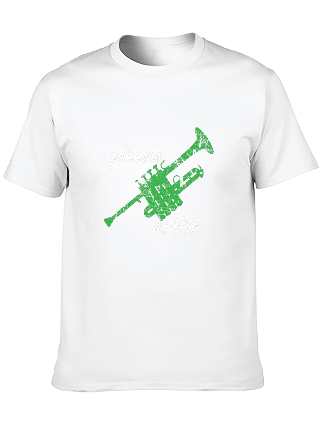Piccolo Artist Black T-Shirt - Musical Instrument Tee
