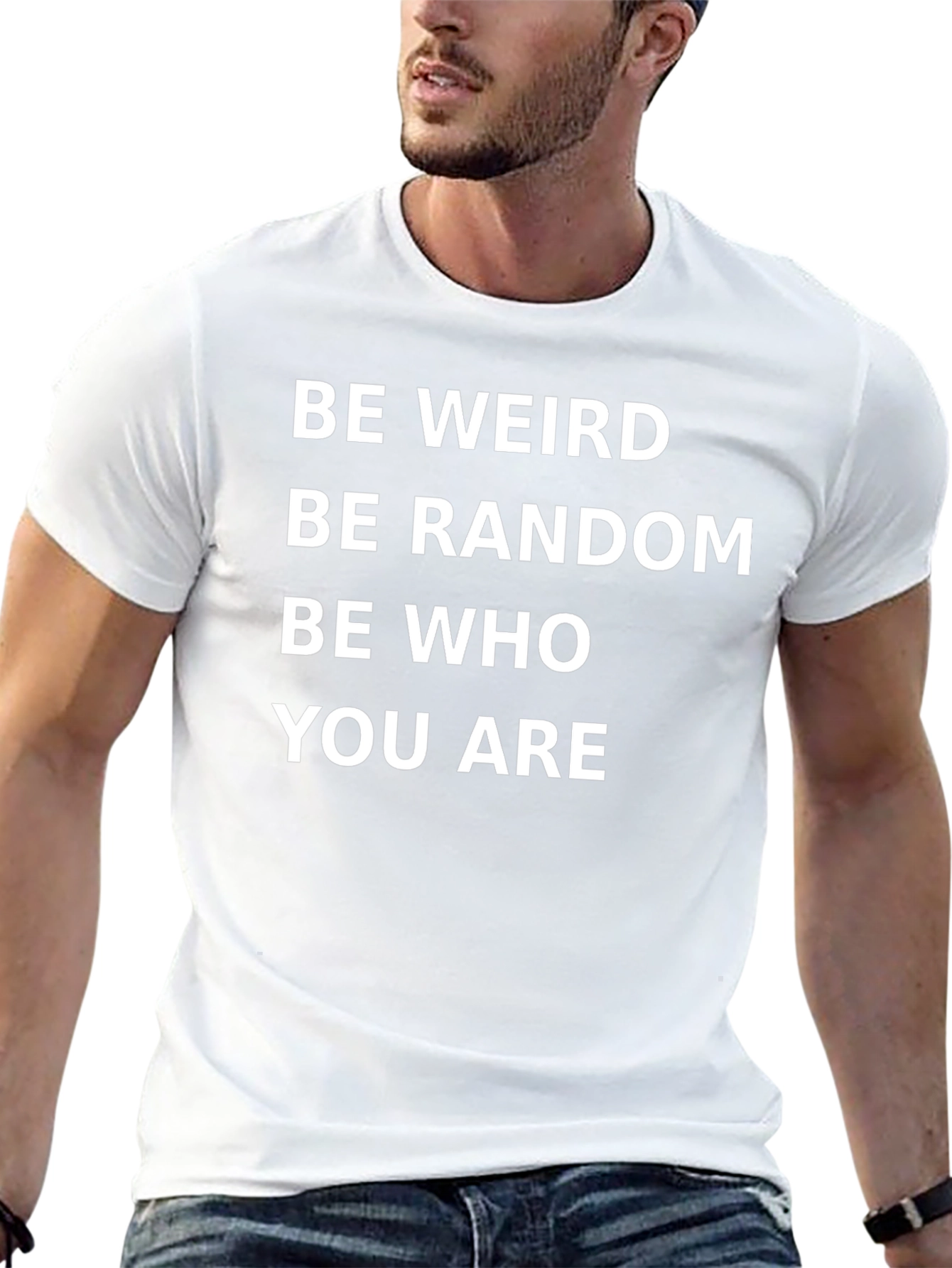 Be Weird Graphic Tee - Black