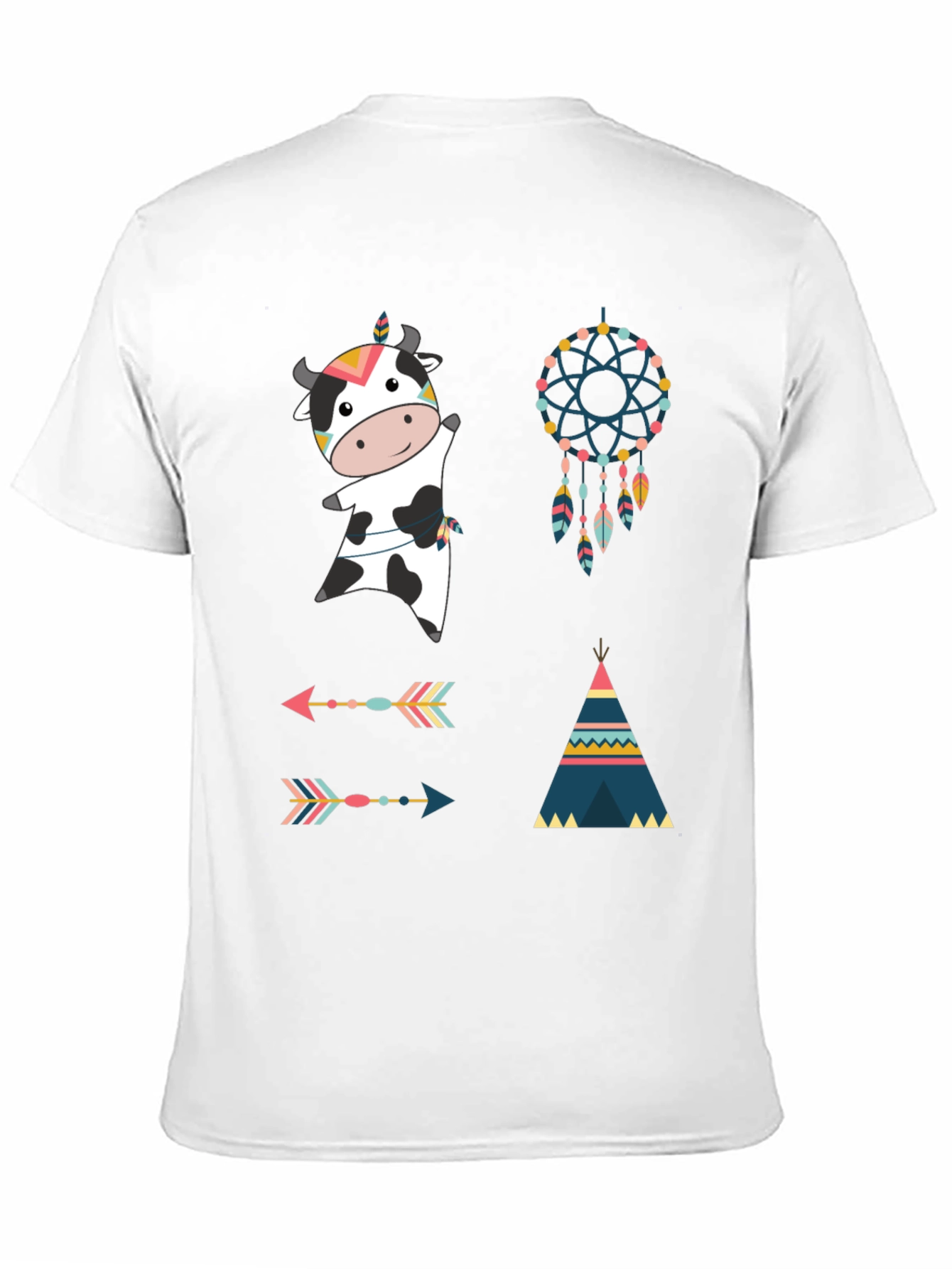 Novelty Cow Graphic Tee