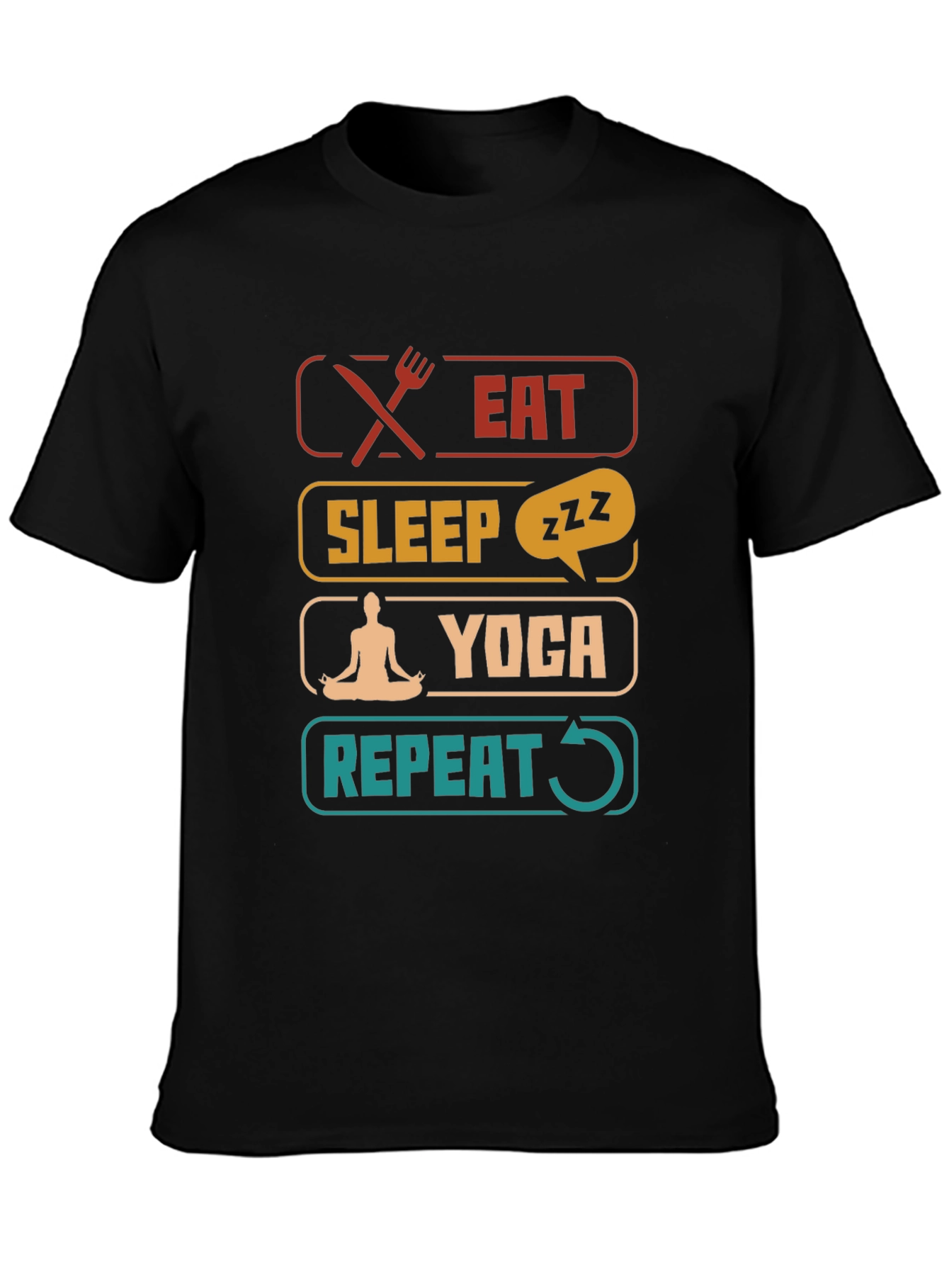 Eat Sleep Yoga Repeat T-Shirt