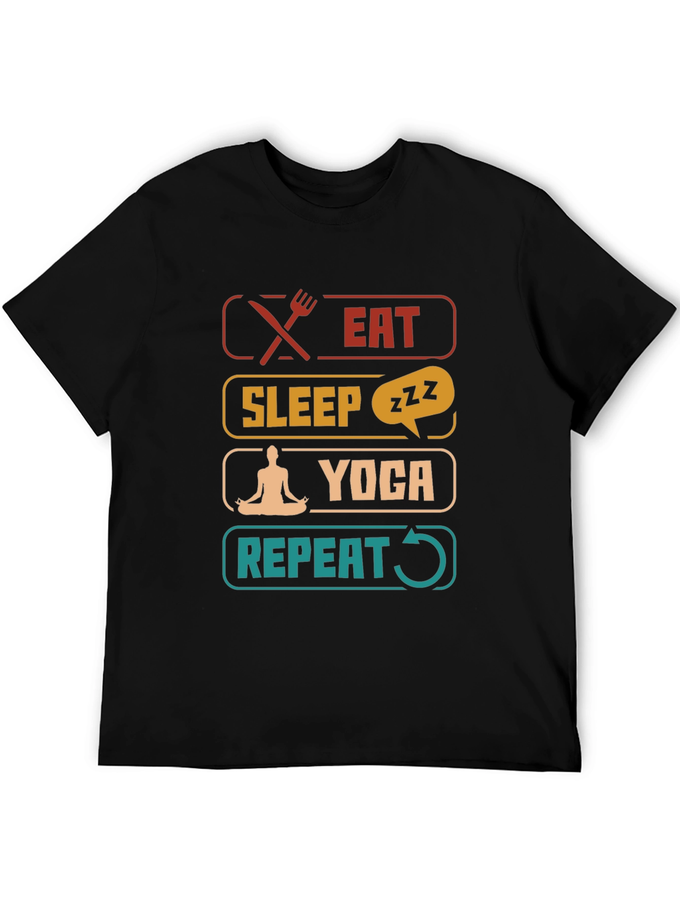 Eat Sleep Yoga Repeat T-Shirt