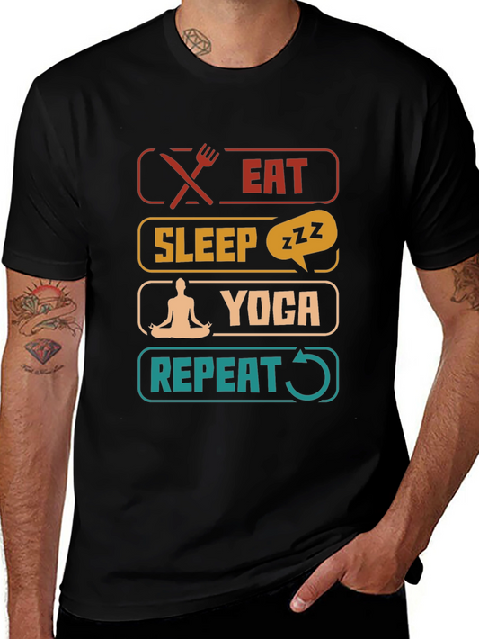 Eat Sleep Yoga Repeat T-Shirt