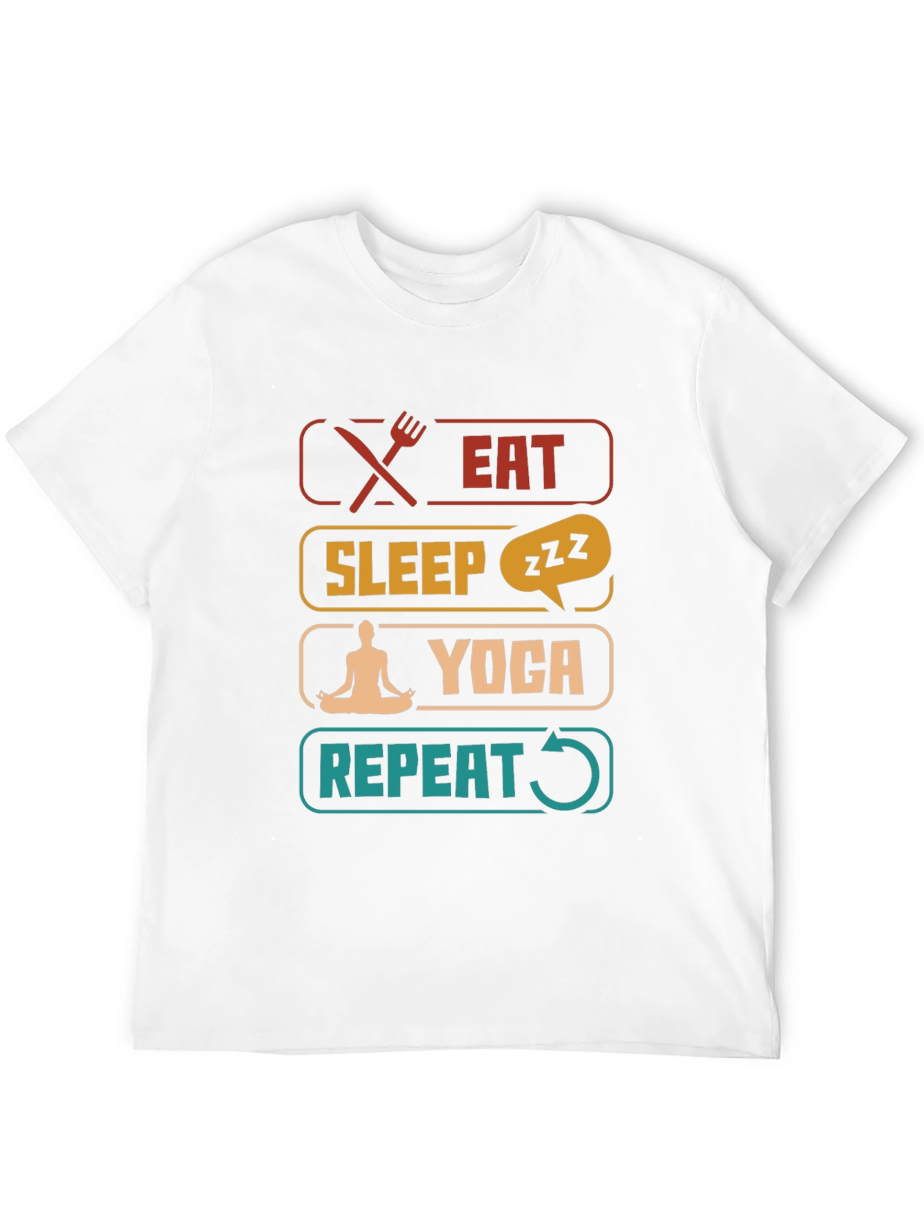 Eat Sleep Yoga Repeat T-Shirt