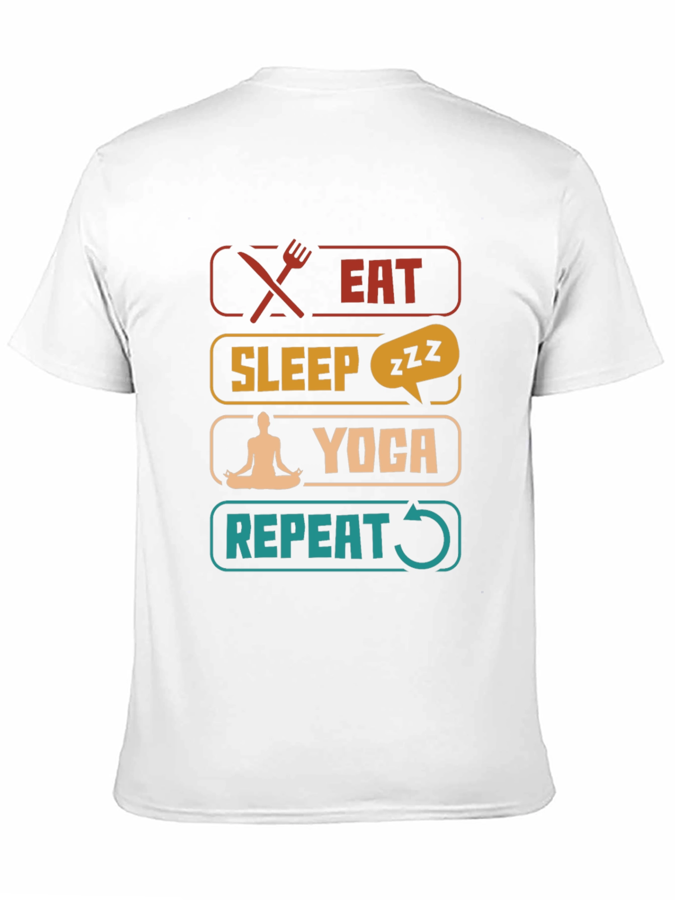 Eat Sleep Yoga Repeat T-Shirt