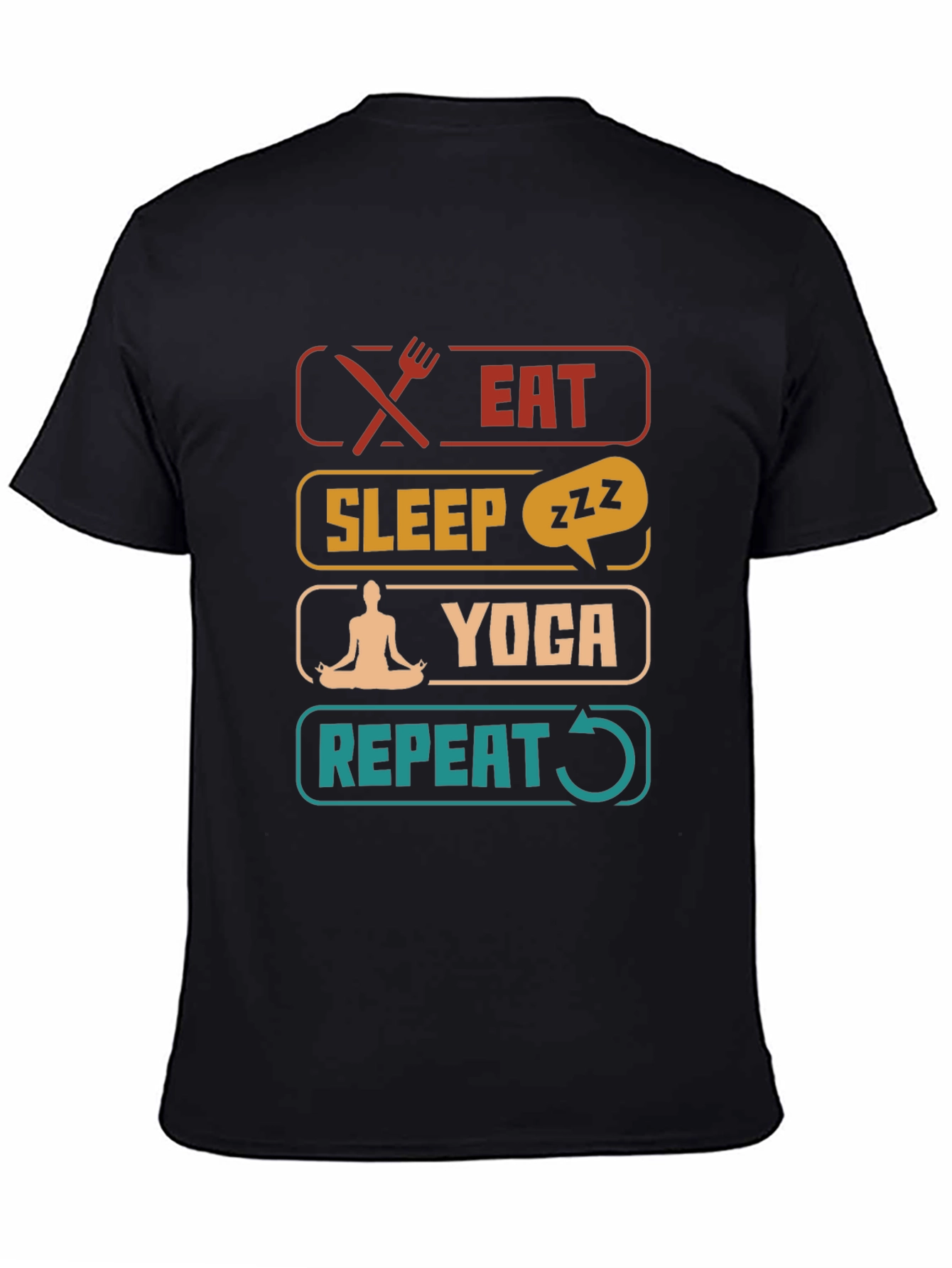 Eat Sleep Yoga Repeat T-Shirt