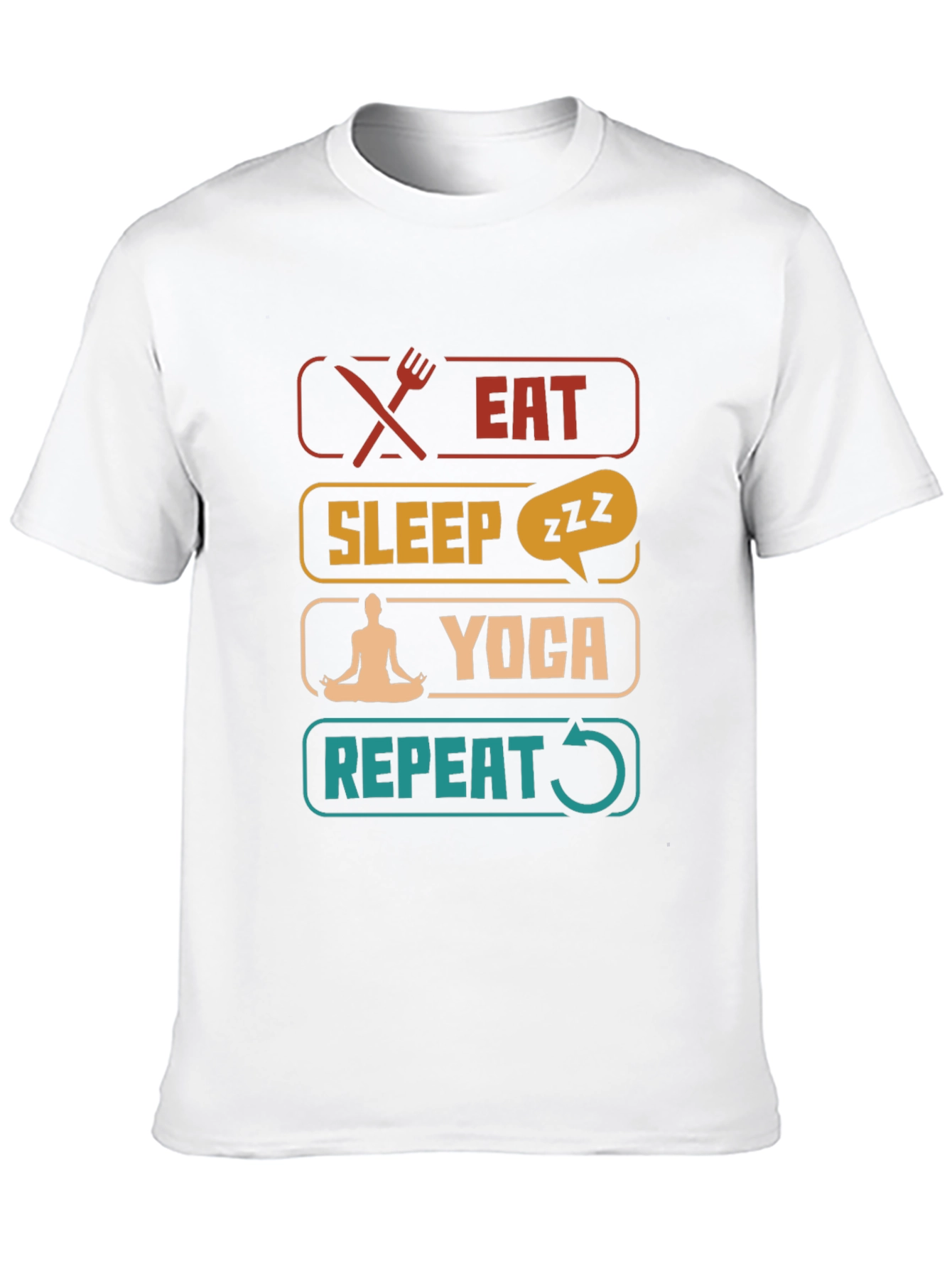Eat Sleep Yoga Repeat T-Shirt