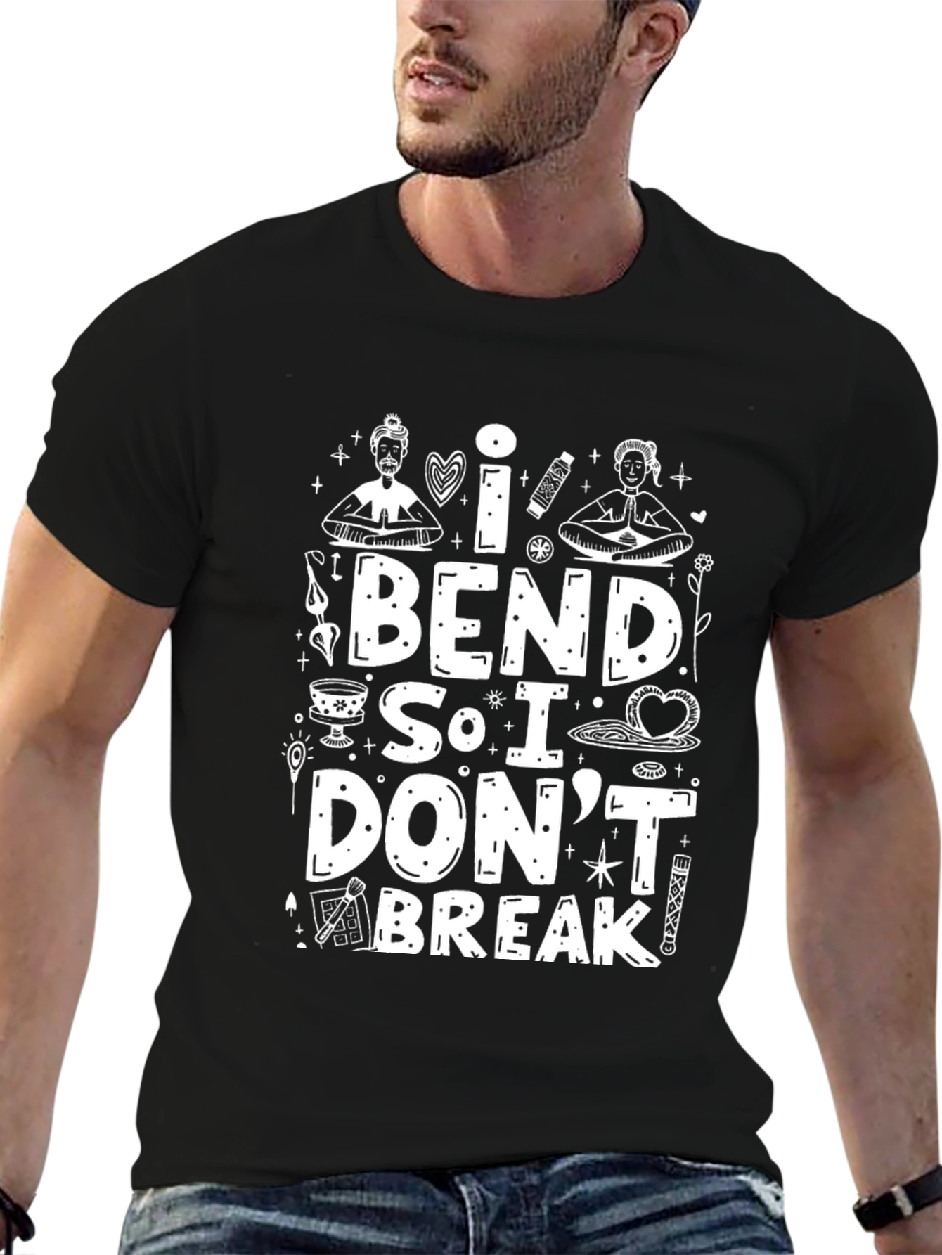 I Bend So I Dont Break Graphic Tee