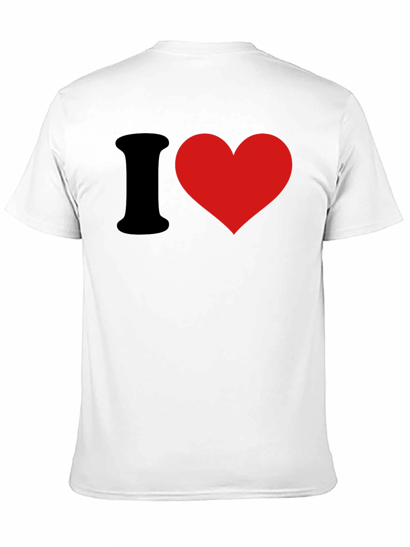 I Love Black T-Shirt - Classic Heart Tee