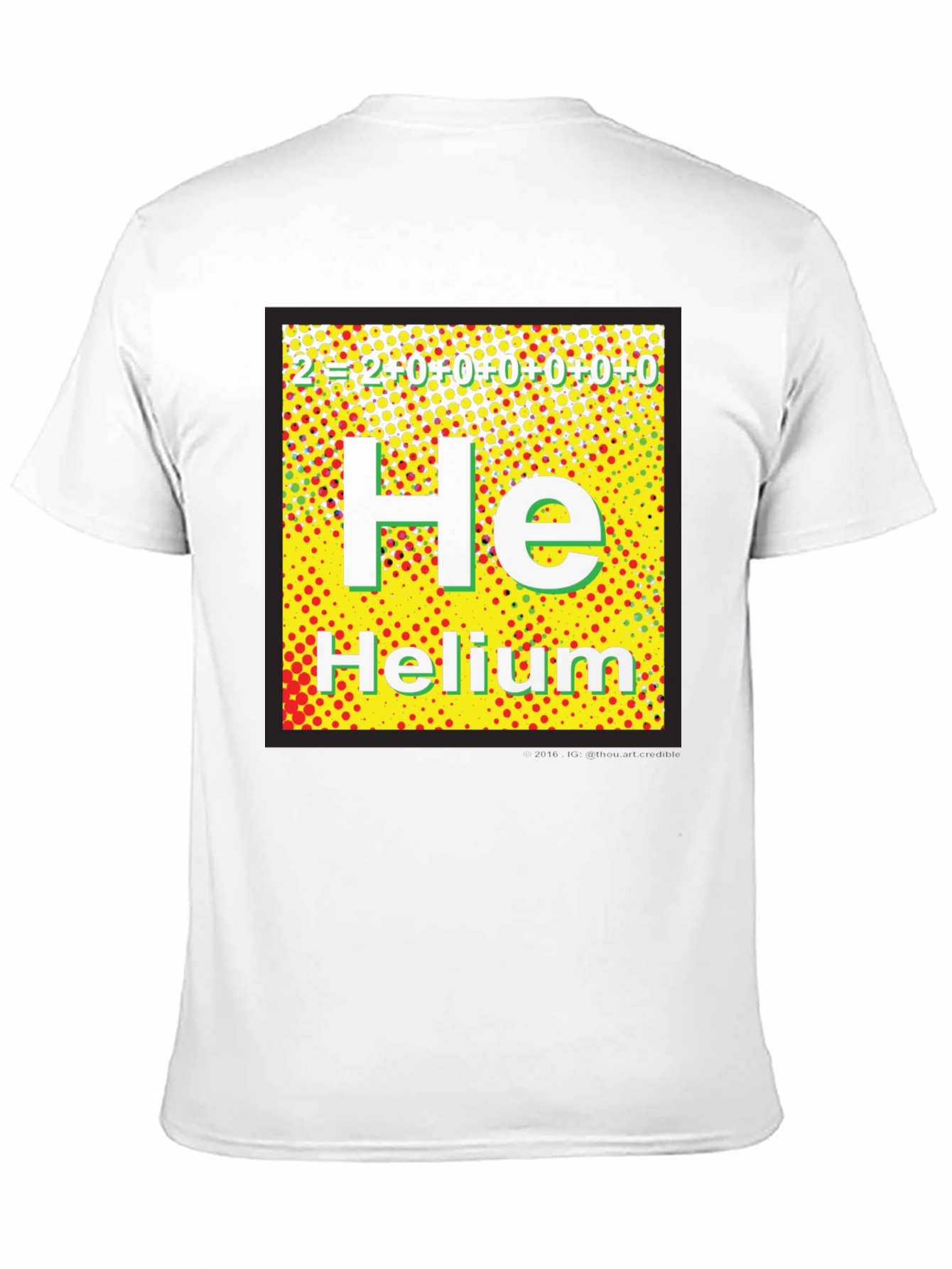 Periodic Table Helium Graphic T-Shirt - Science Tee