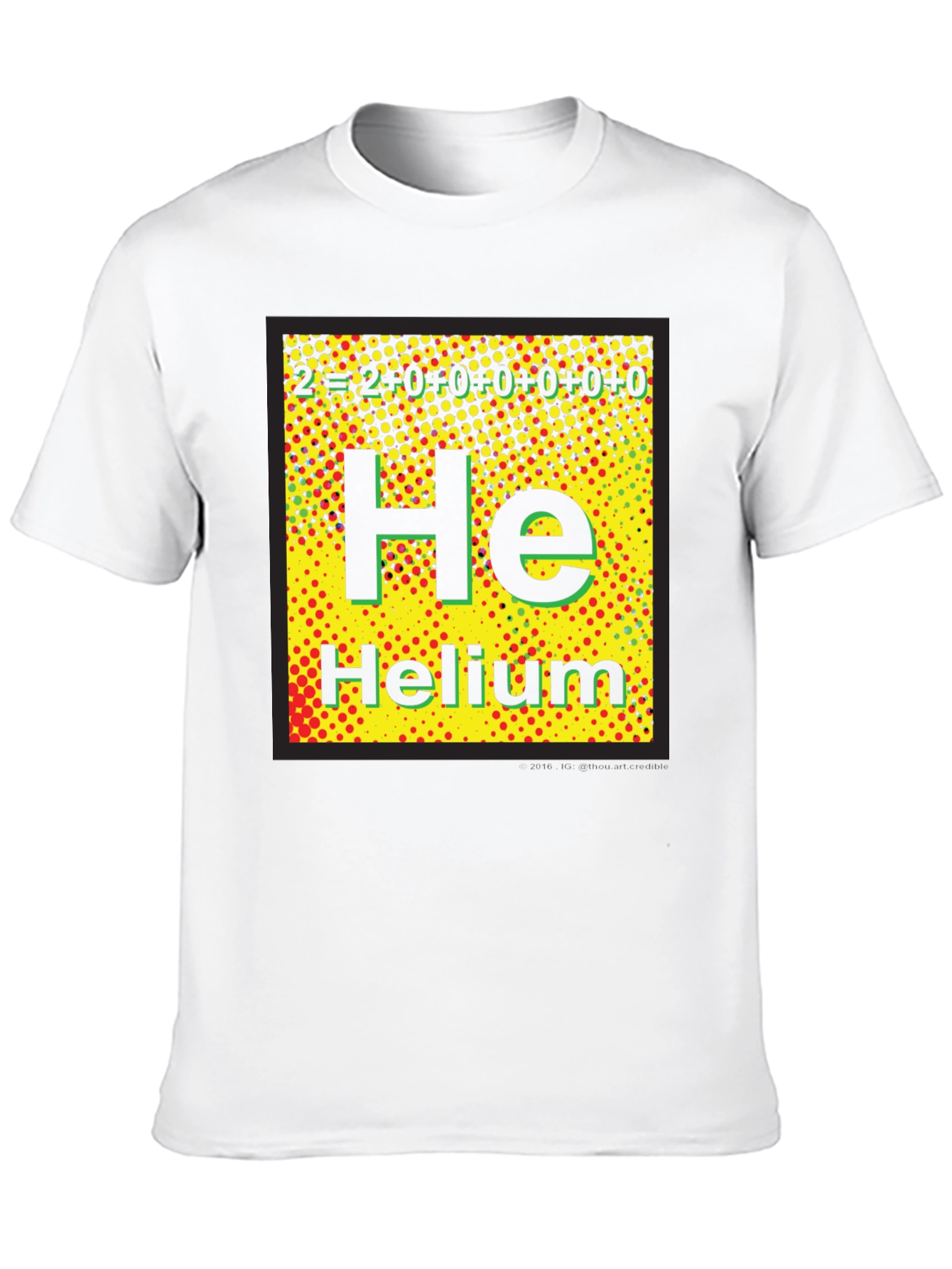Periodic Table Helium Graphic T-Shirt - Science Tee
