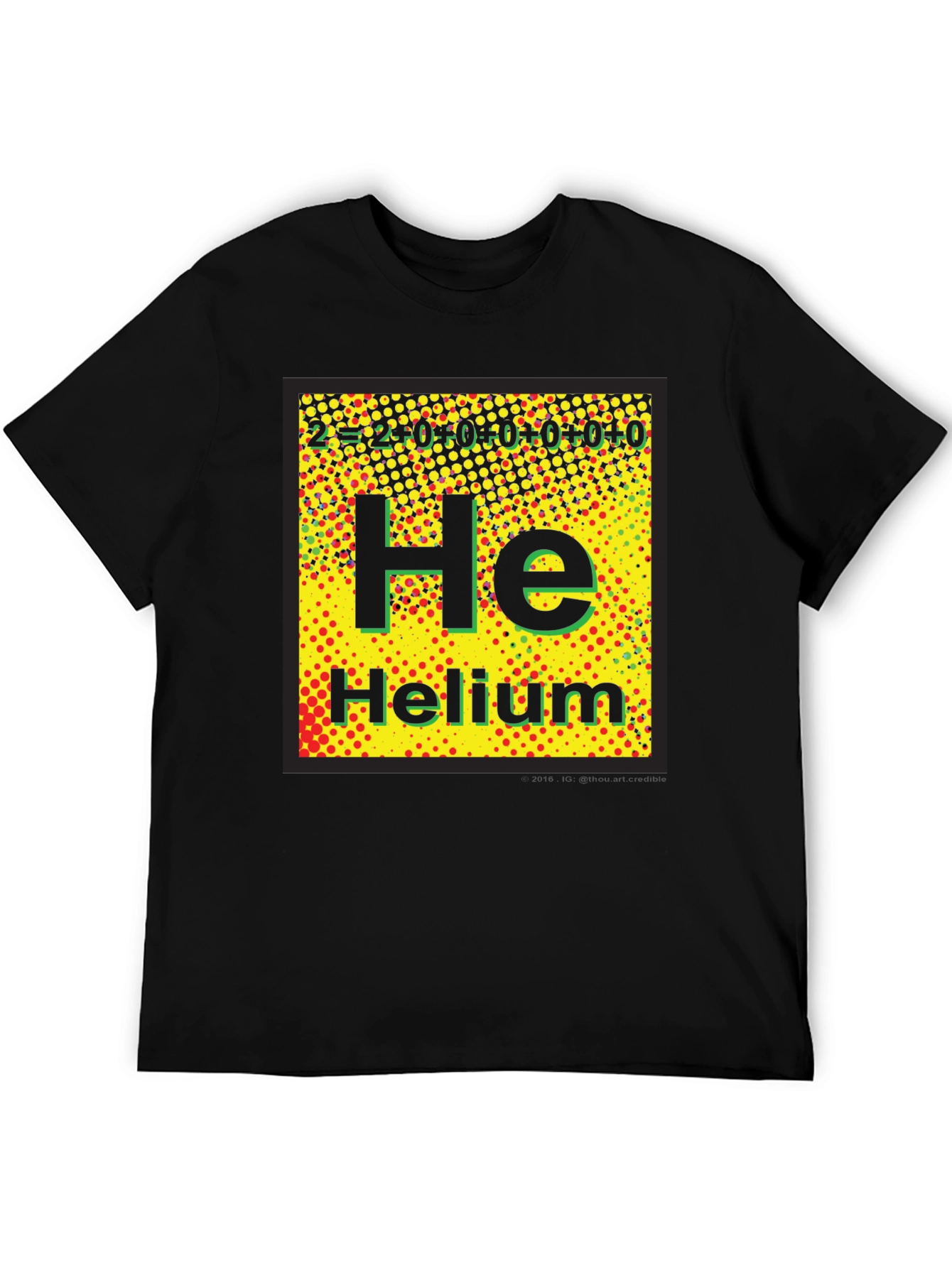 Periodic Table Helium Graphic T-Shirt - Science Tee