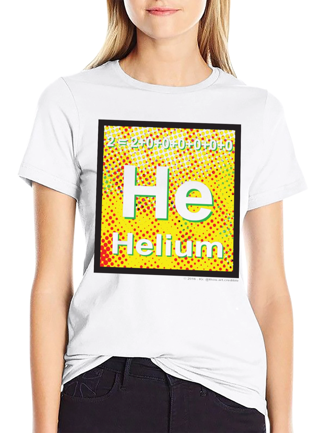 Periodic Table Helium Graphic T-Shirt - Science Tee