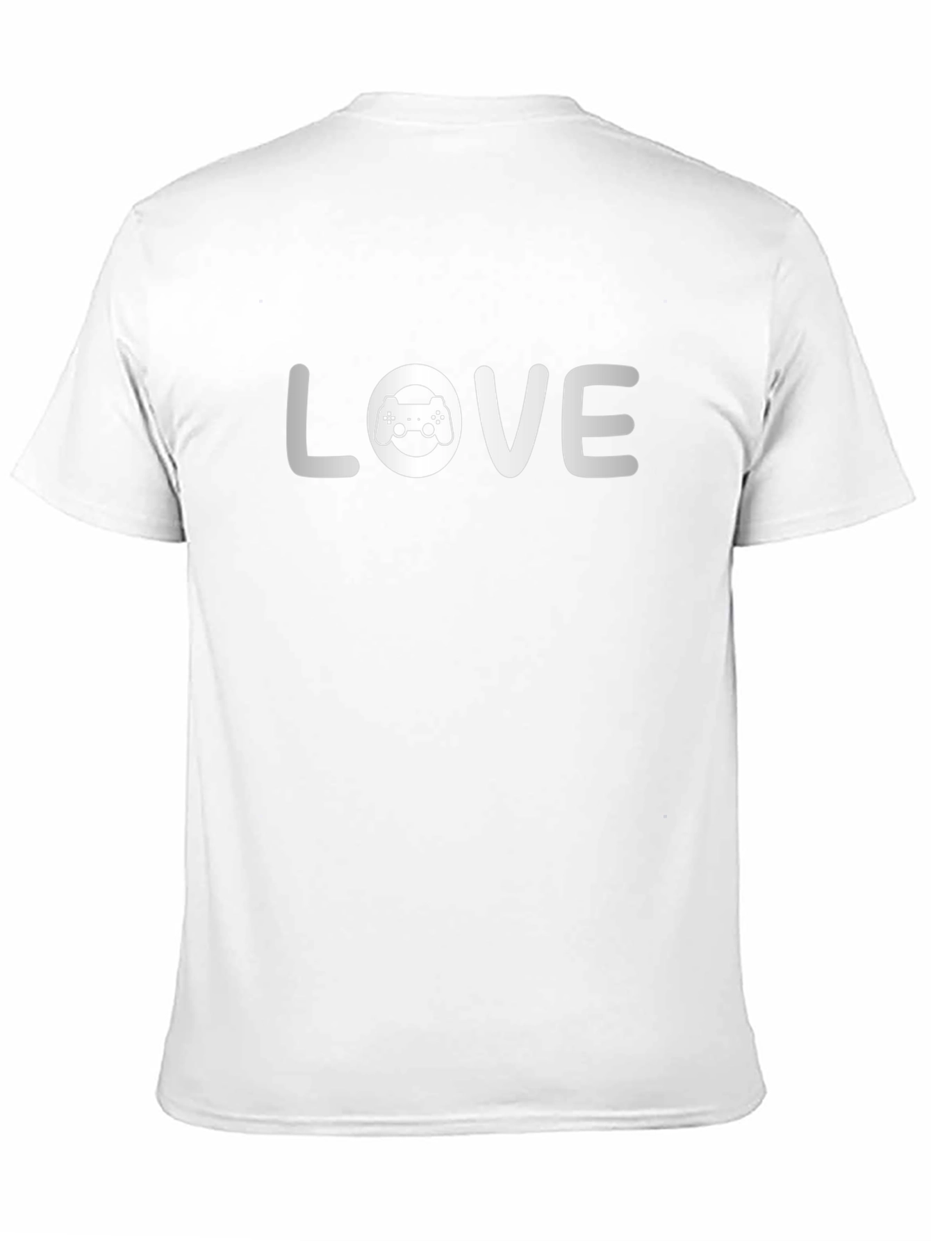 Love Gaming Graphic Tee - Black Cotton T-Shirt