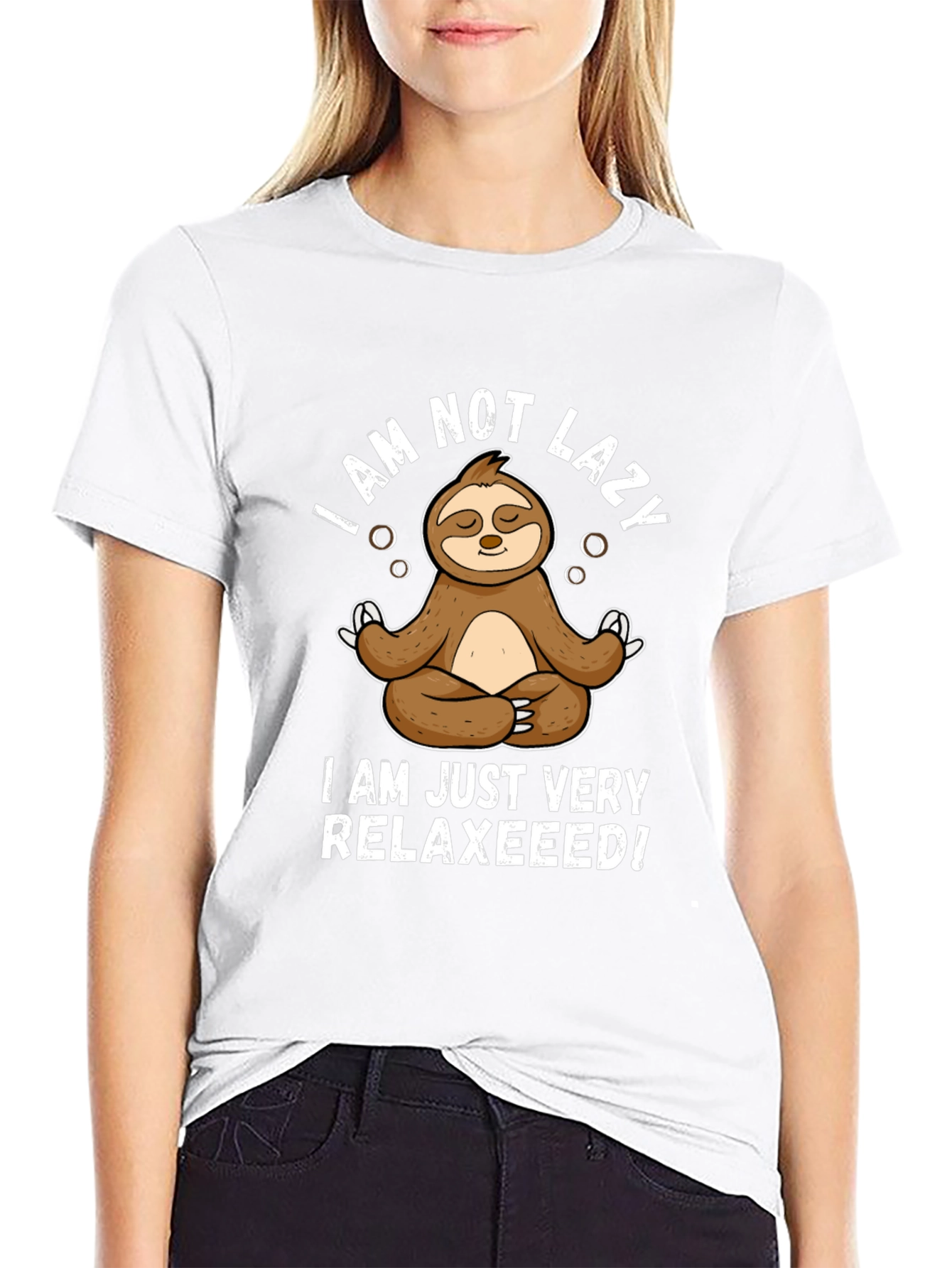 Relaxed Sloth T-Shirt - I Am Not Lazy