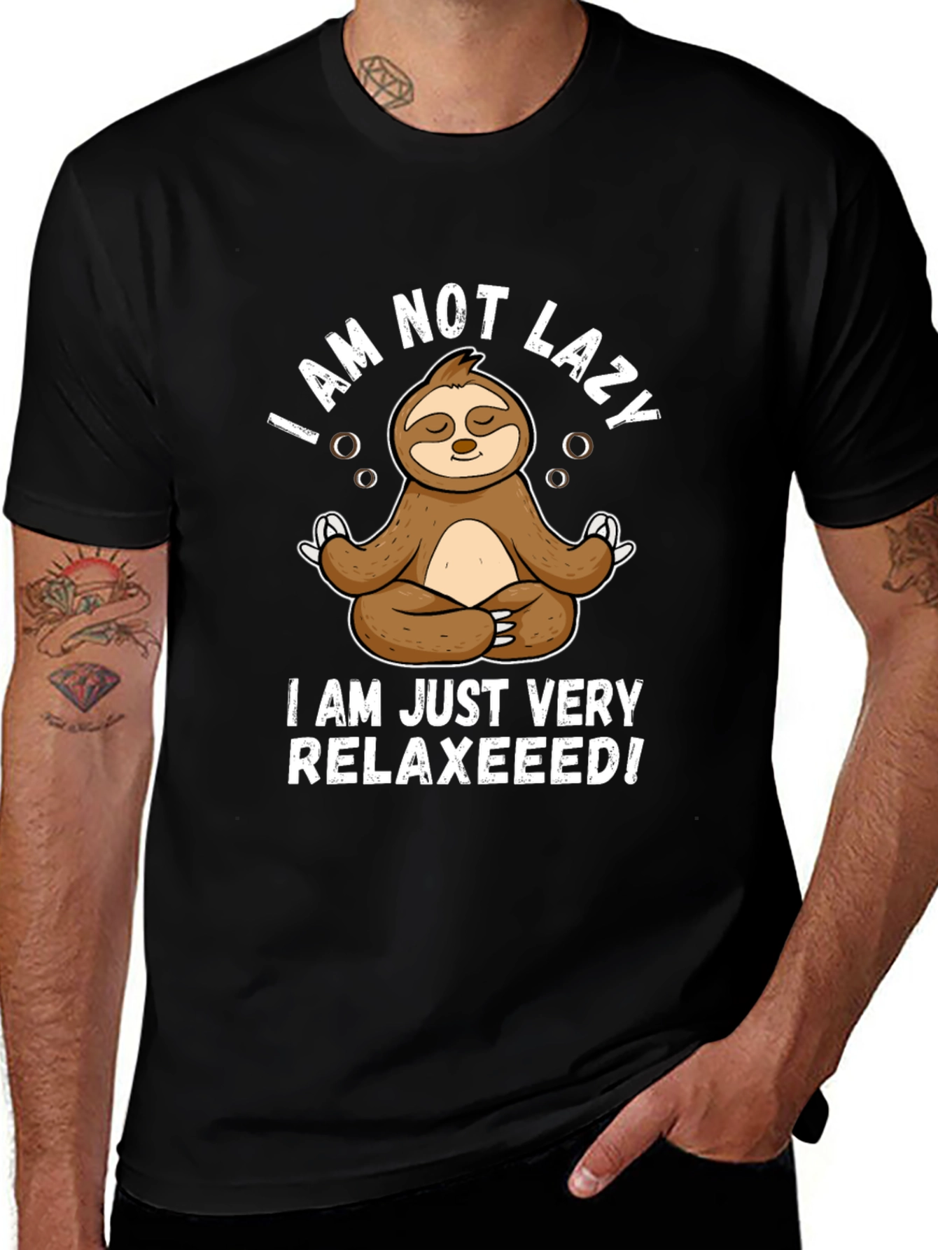 Relaxed Sloth T-Shirt - I Am Not Lazy