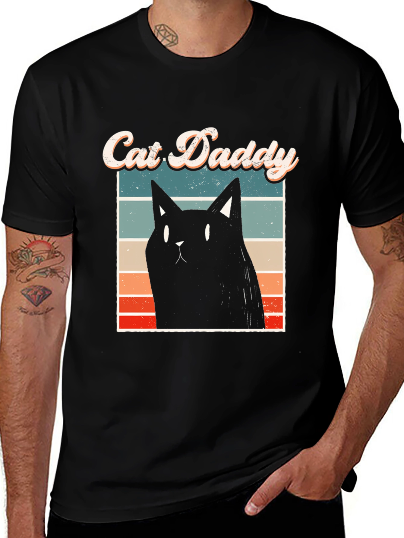 Cat Daddy Retro T-Shirt