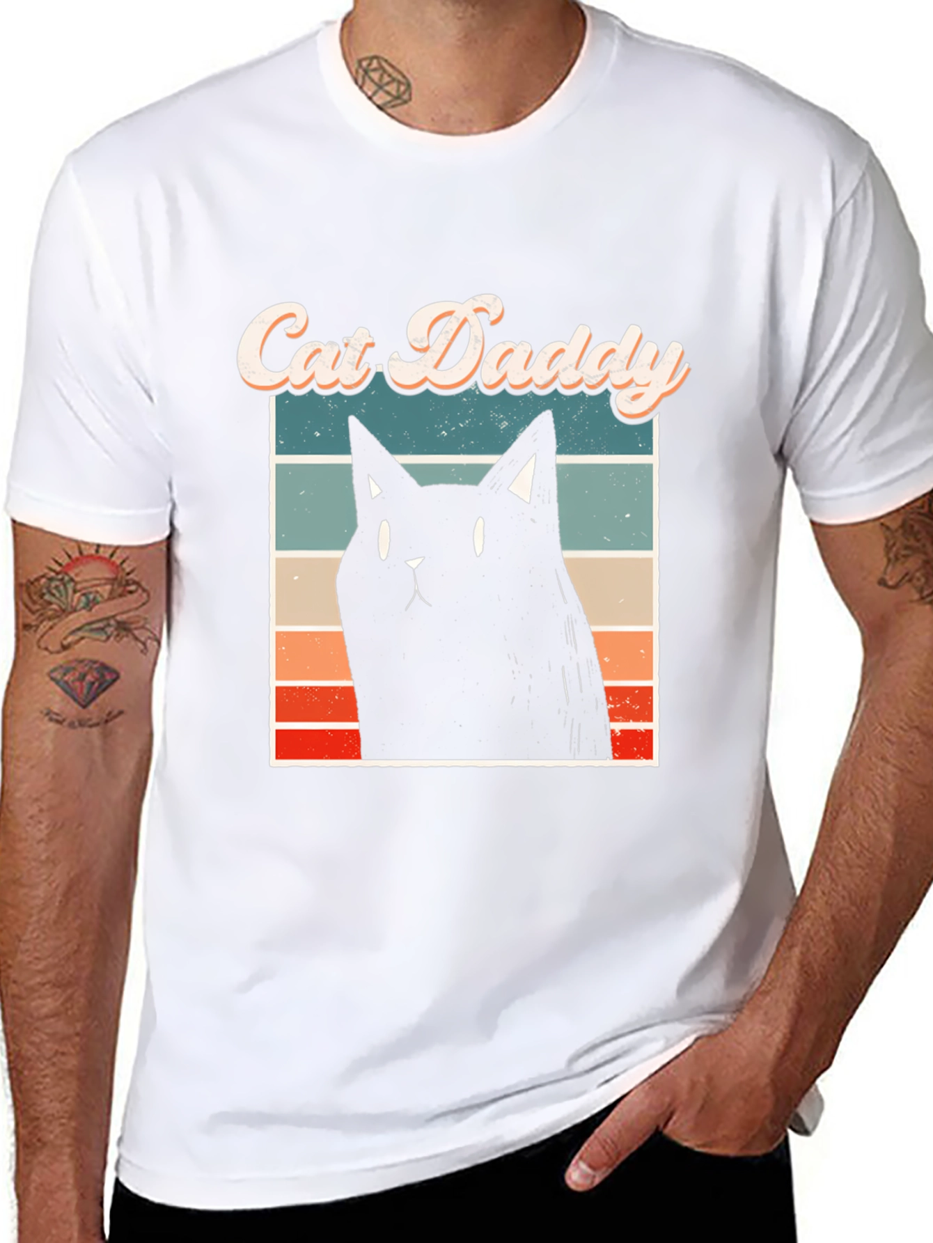 Cat Daddy Retro T-Shirt
