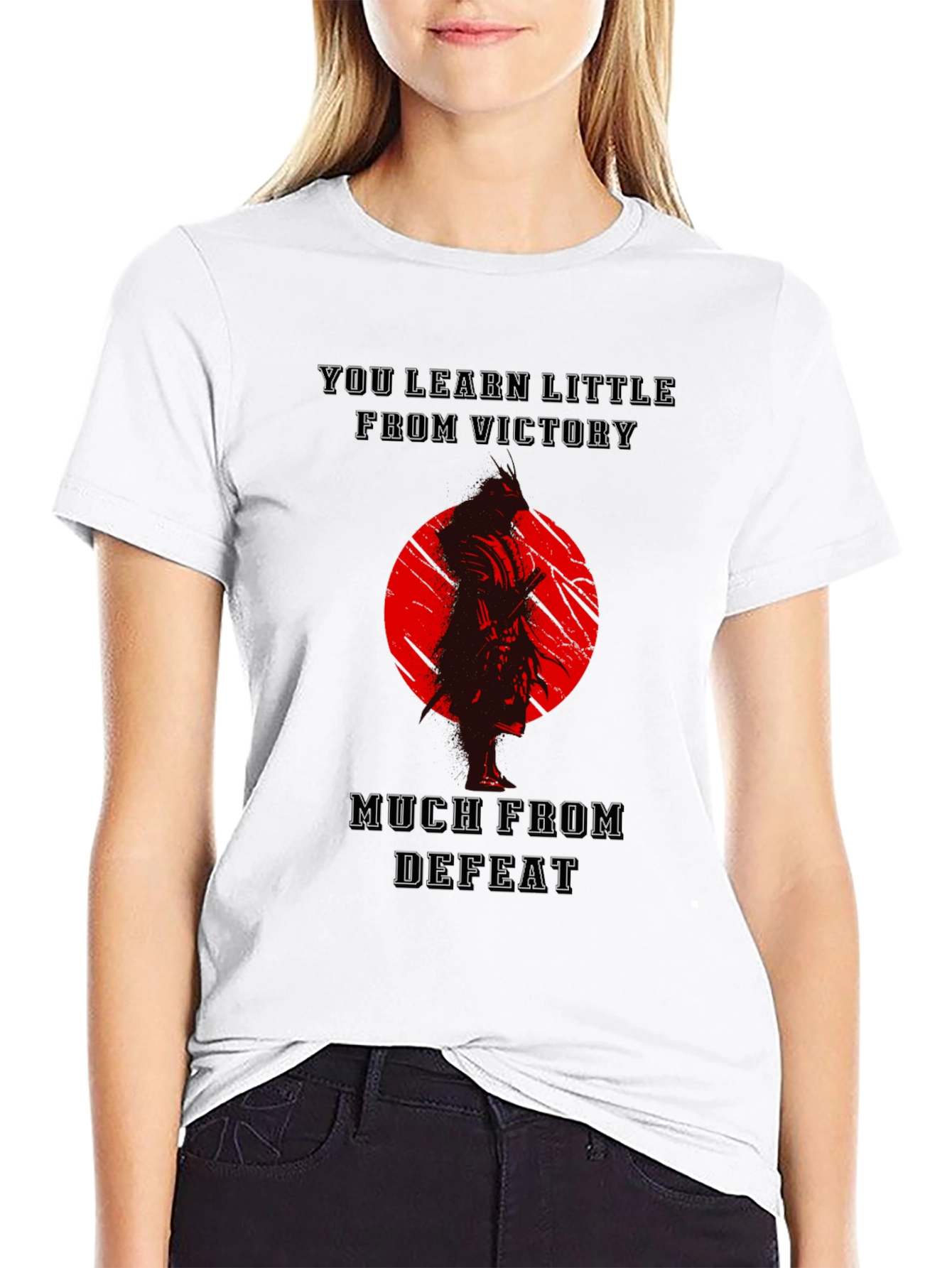 Samurai Defeat Victory Graphic T-Shirt
