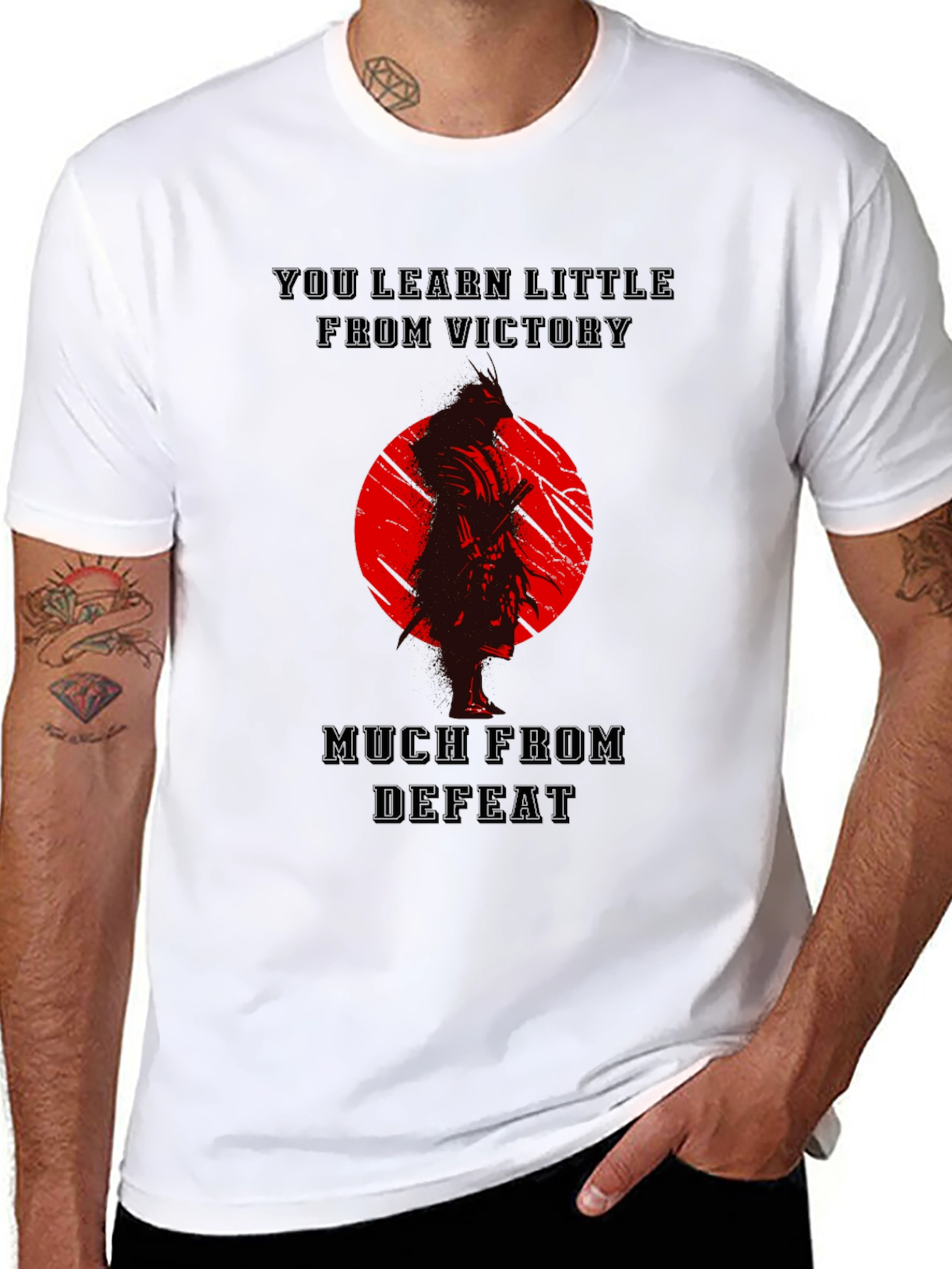 Samurai Defeat Victory Graphic T-Shirt
