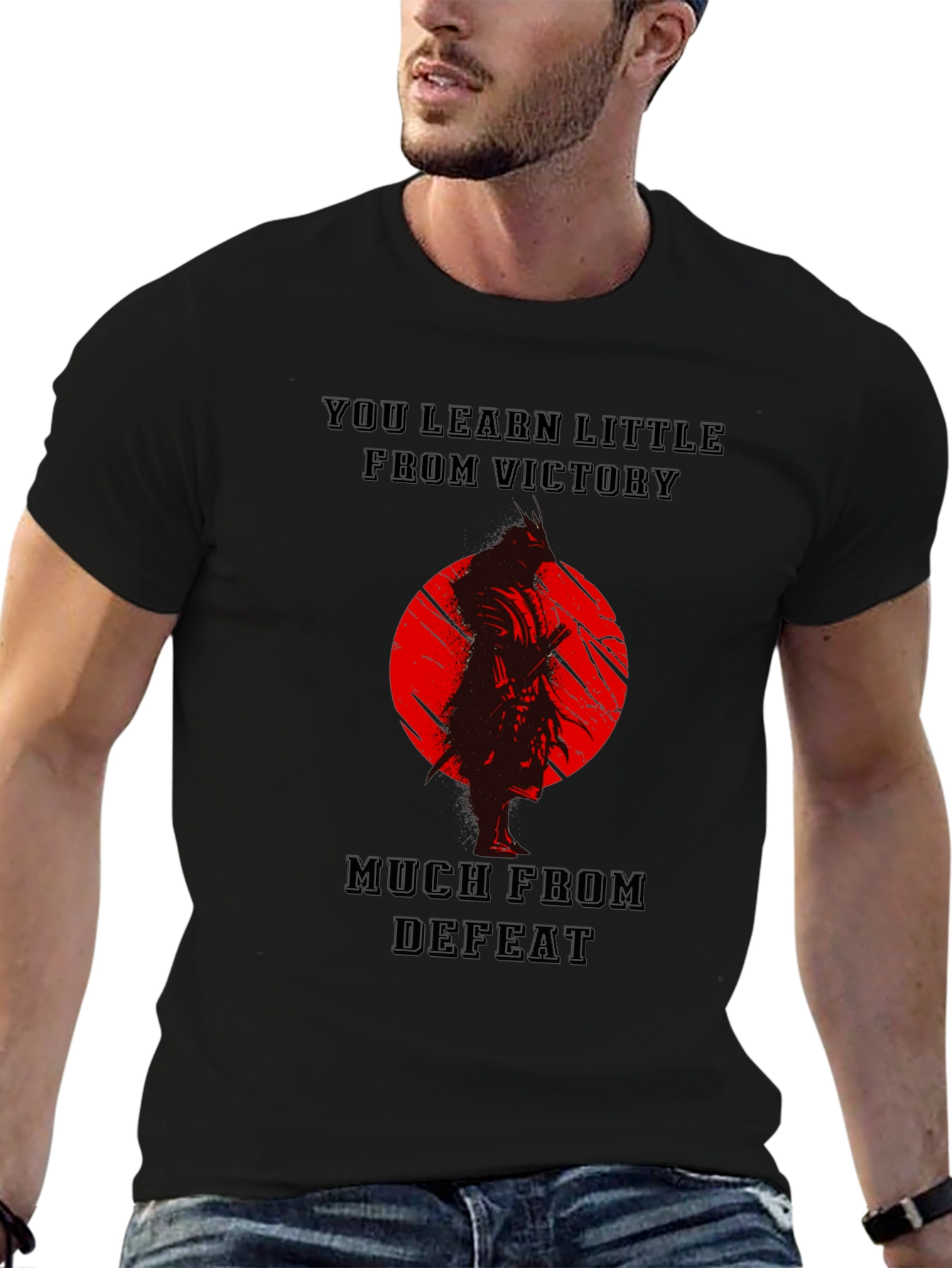 Samurai Defeat Victory Graphic T-Shirt