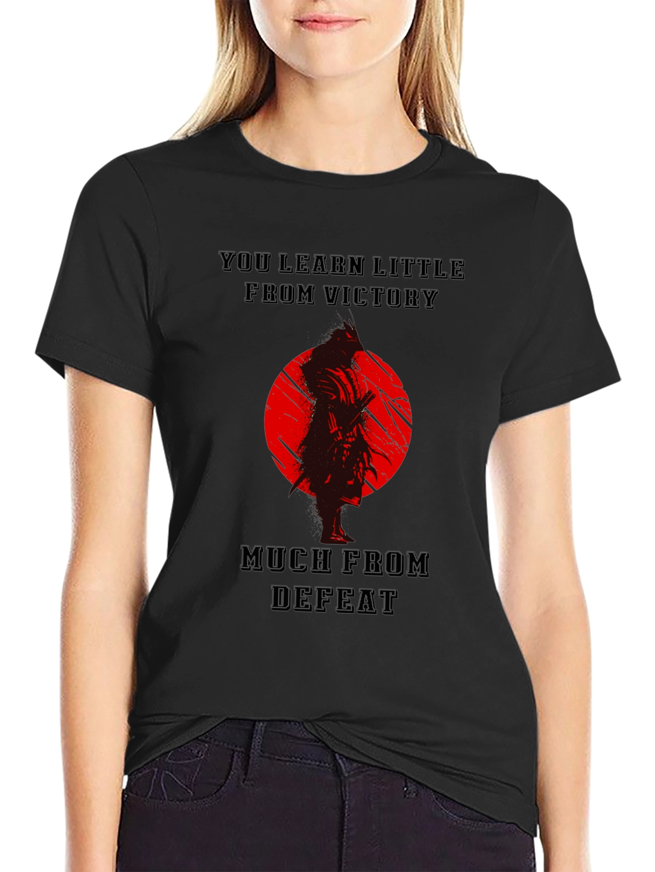 Samurai Defeat Victory Graphic T-Shirt