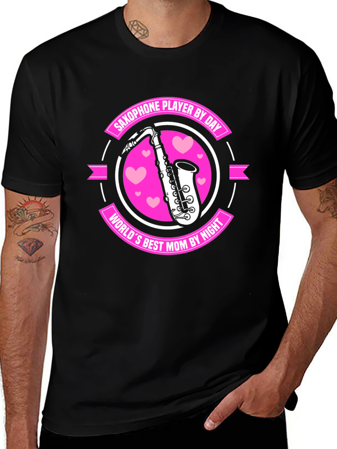 Saxophone Player Mom T-Shirt - Musician Gift