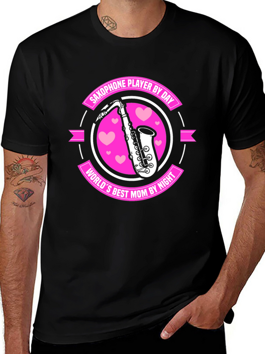 Saxophone Player Mom T-Shirt - Musician Gift