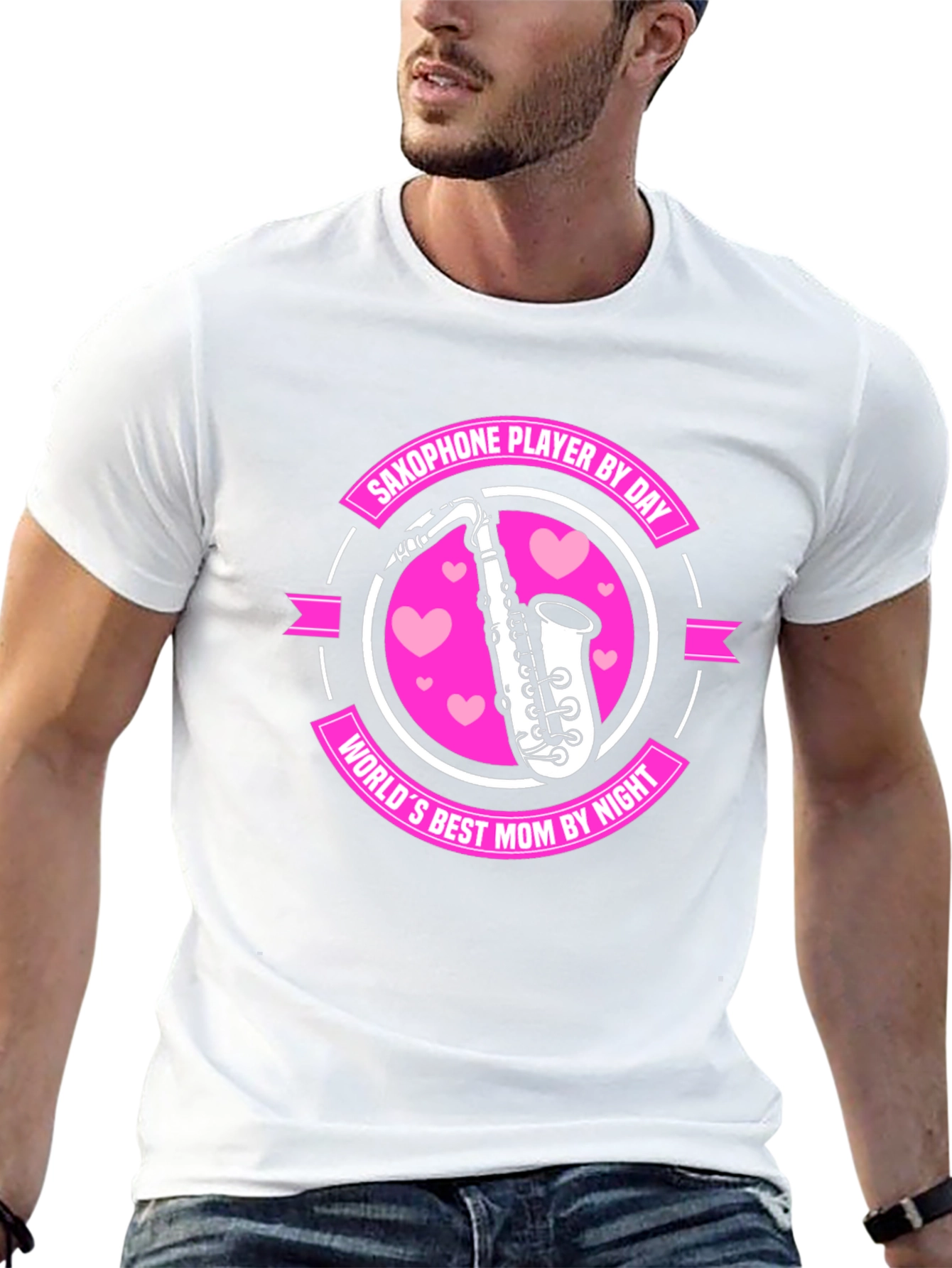 Saxophone Player Mom T-Shirt - Musician Gift