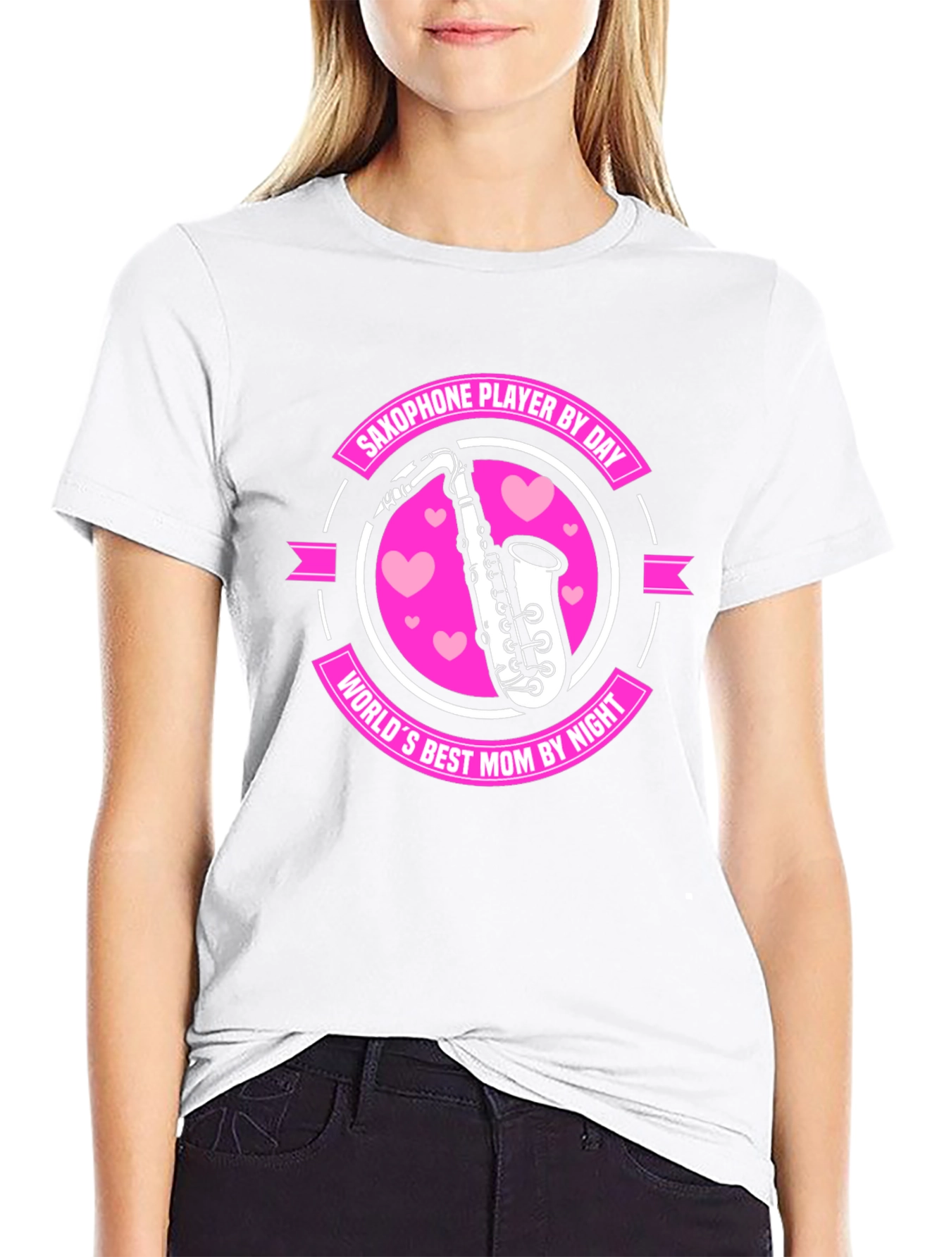 Saxophone Player Mom T-Shirt - Musician Gift
