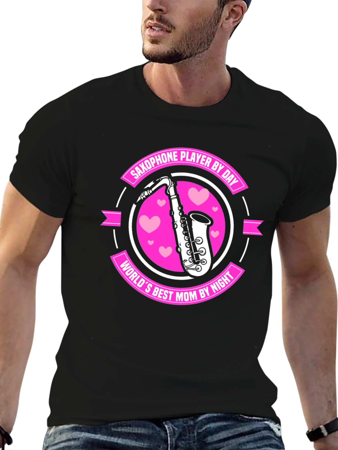 Saxophone Player Mom T-Shirt - Musician Gift