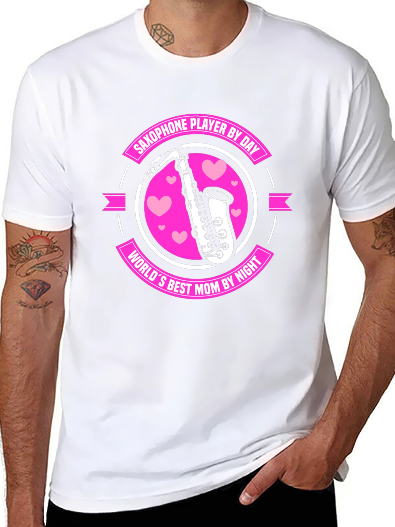 Saxophone Player Mom T-Shirt - Musician Gift