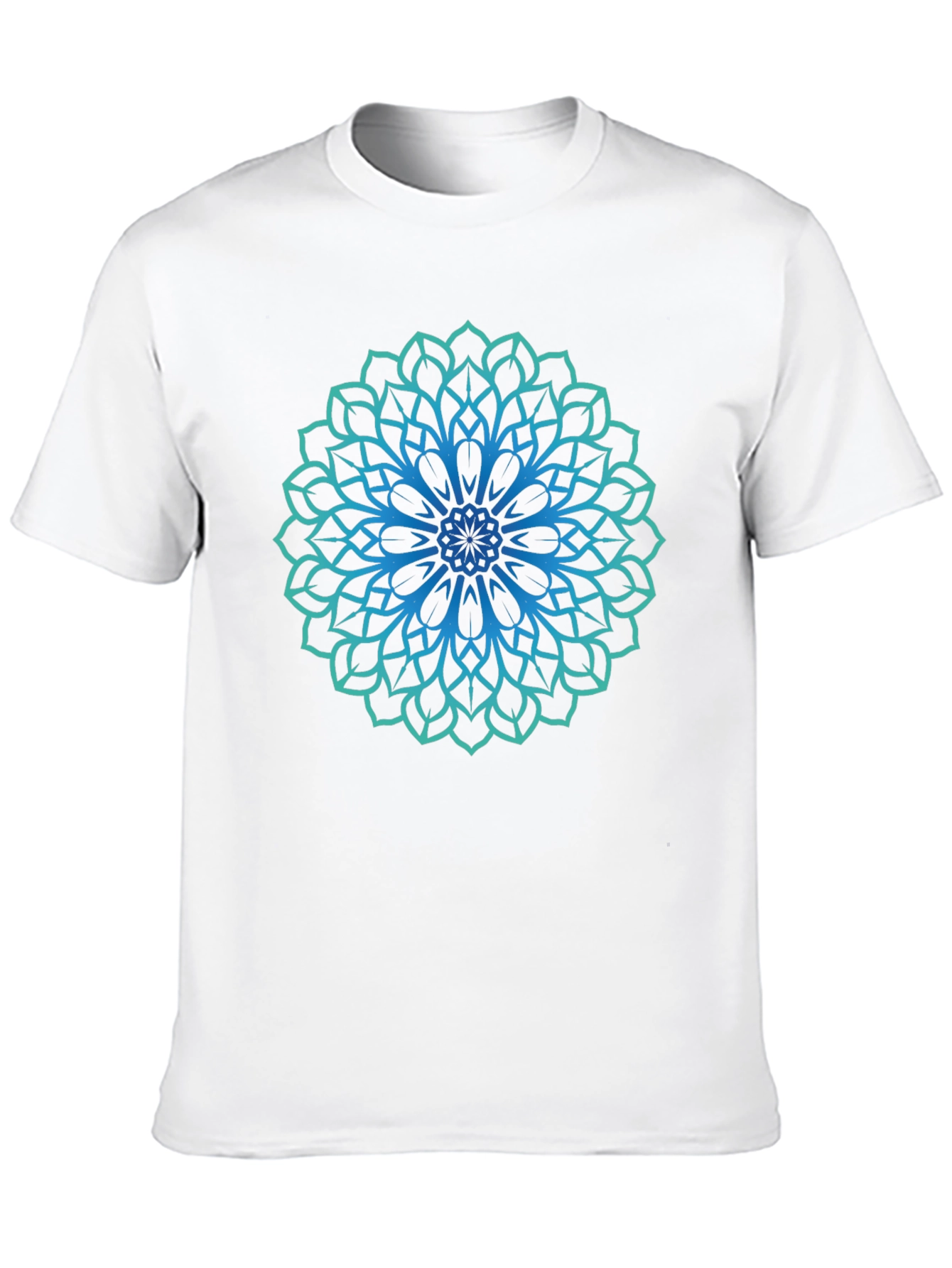 Mandala Graphic Print Black T-Shirt