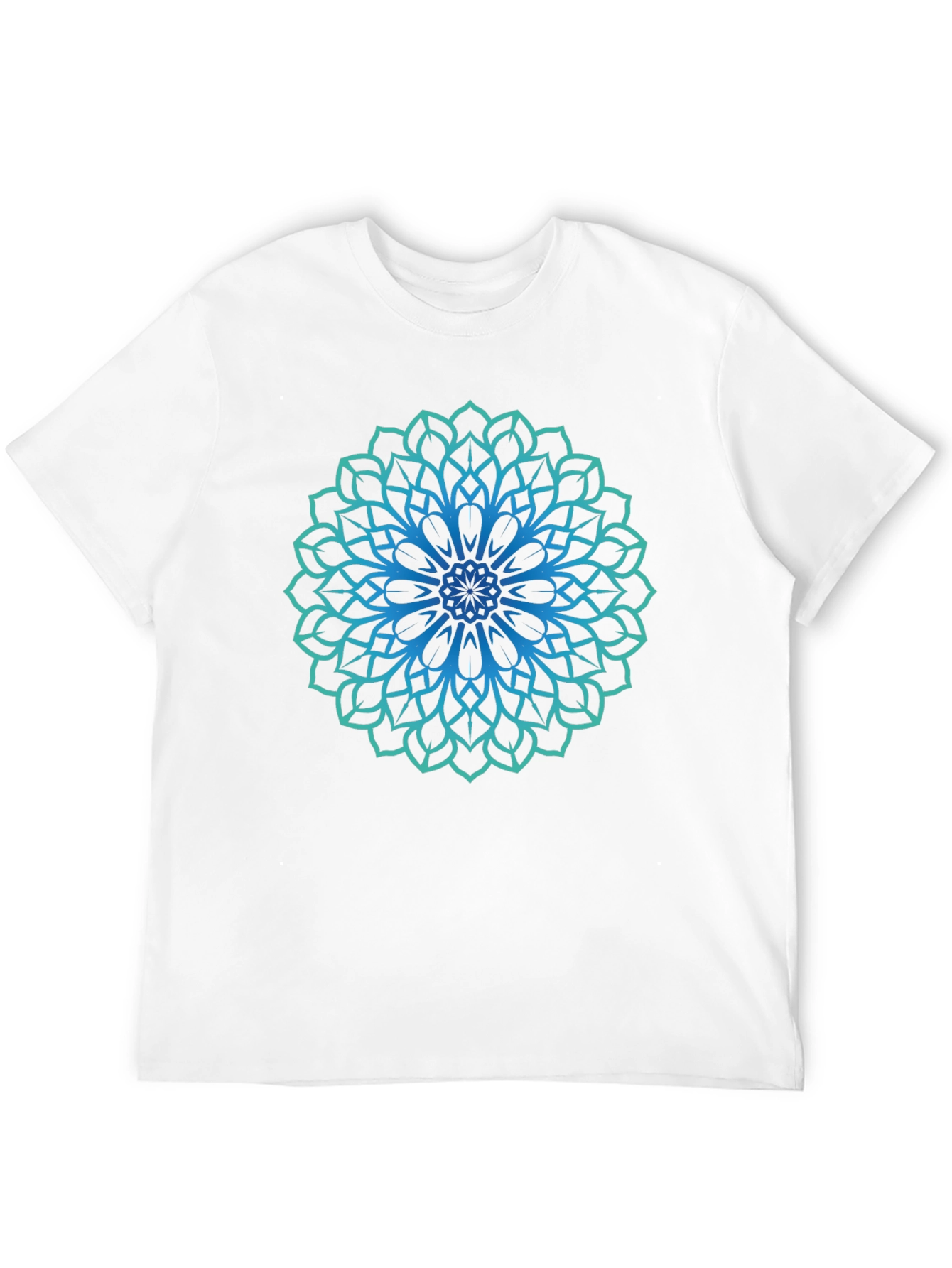 Mandala Graphic Print Black T-Shirt