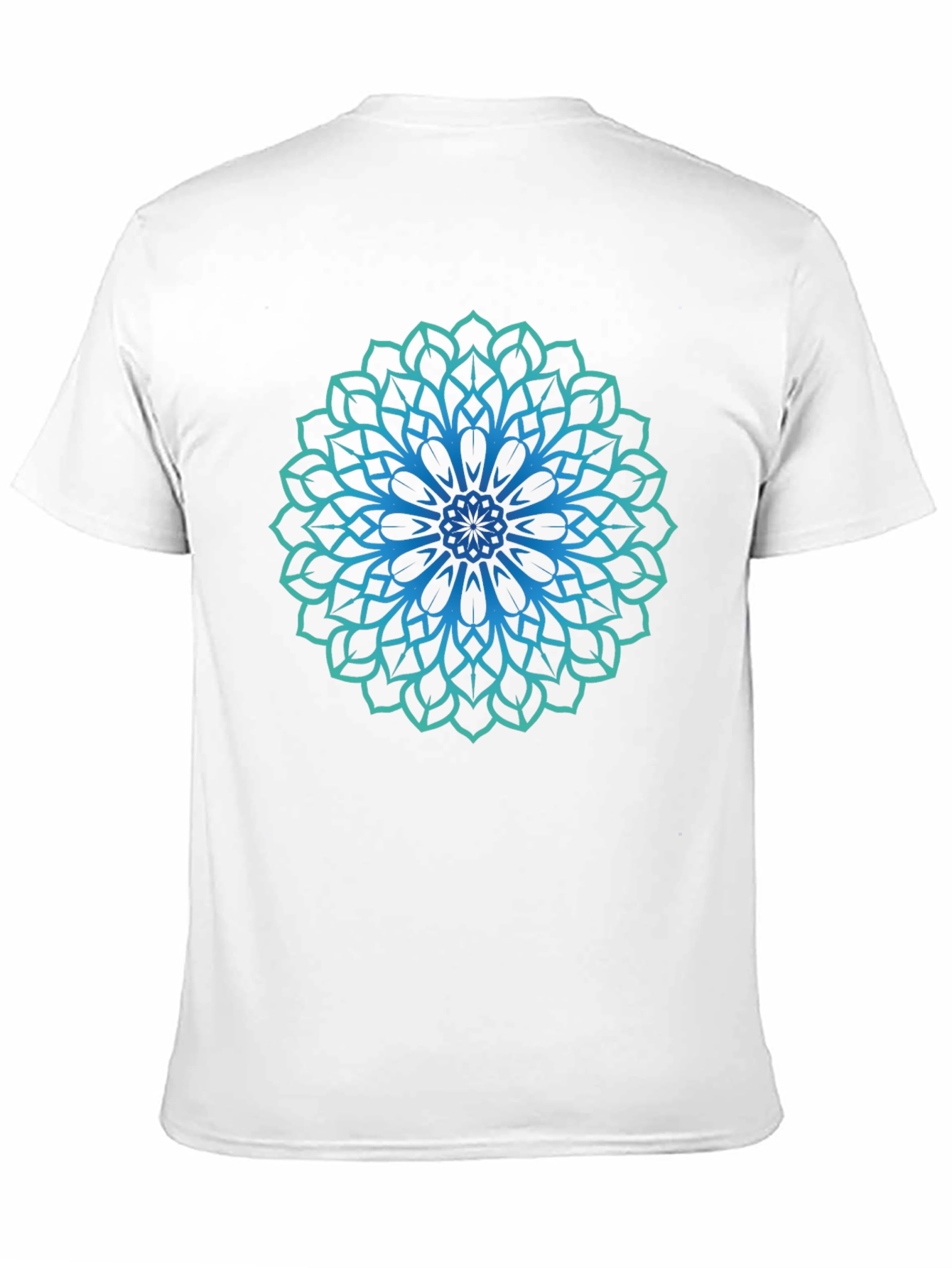 Mandala Graphic Print Black T-Shirt