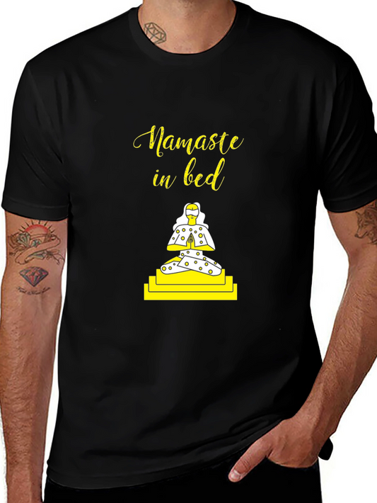 Namaste in Bed Graphic Tee - Yoga T-Shirt