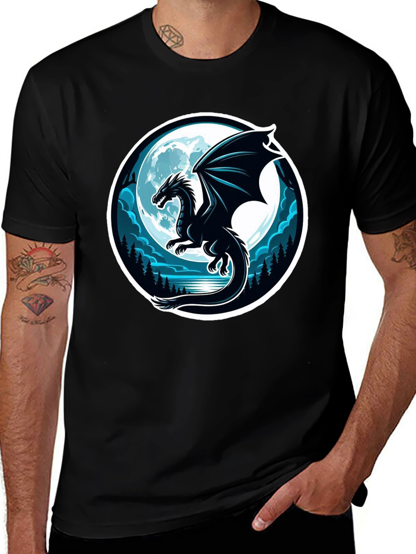 Dragon Moon Graphic Tee