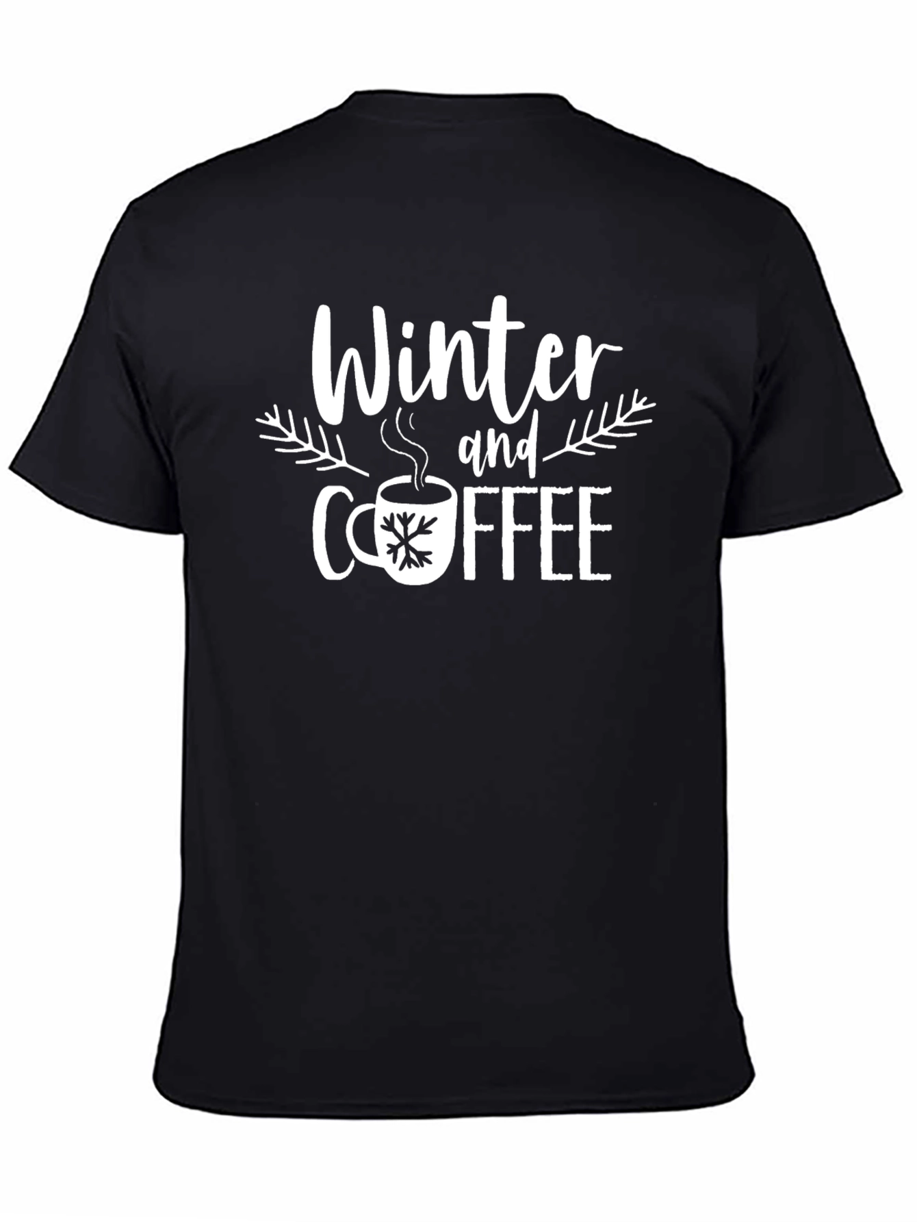 Winter and Coffee Graphic T-Shirt