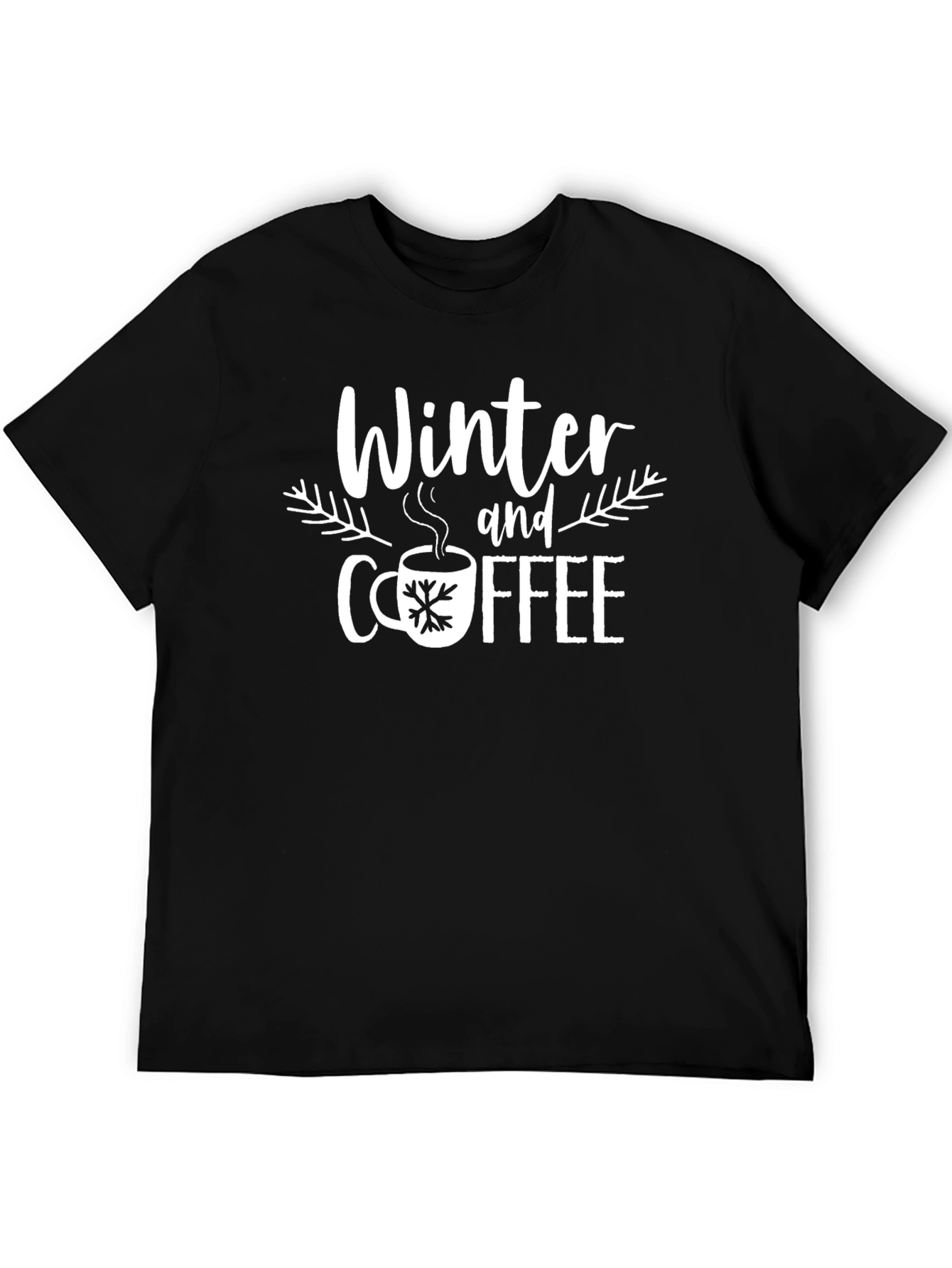 Winter and Coffee Graphic T-Shirt