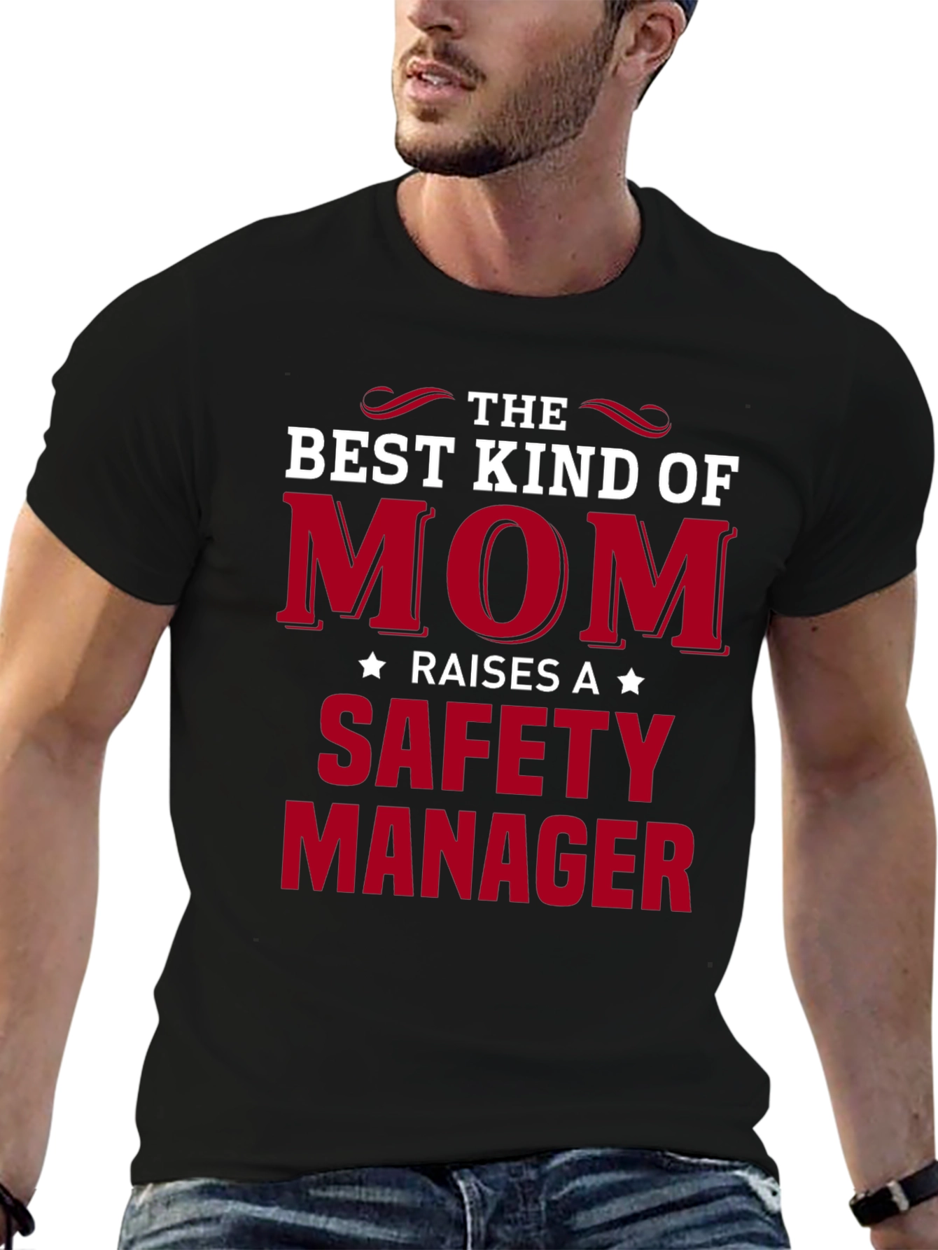 Best Kind of Mom Safety Manager Graphic Tee